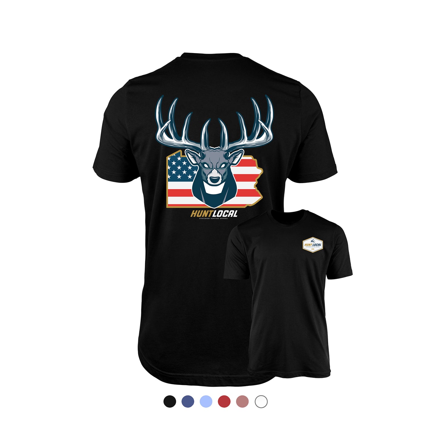 Pennsylvania - USA Buck Tee (back)
