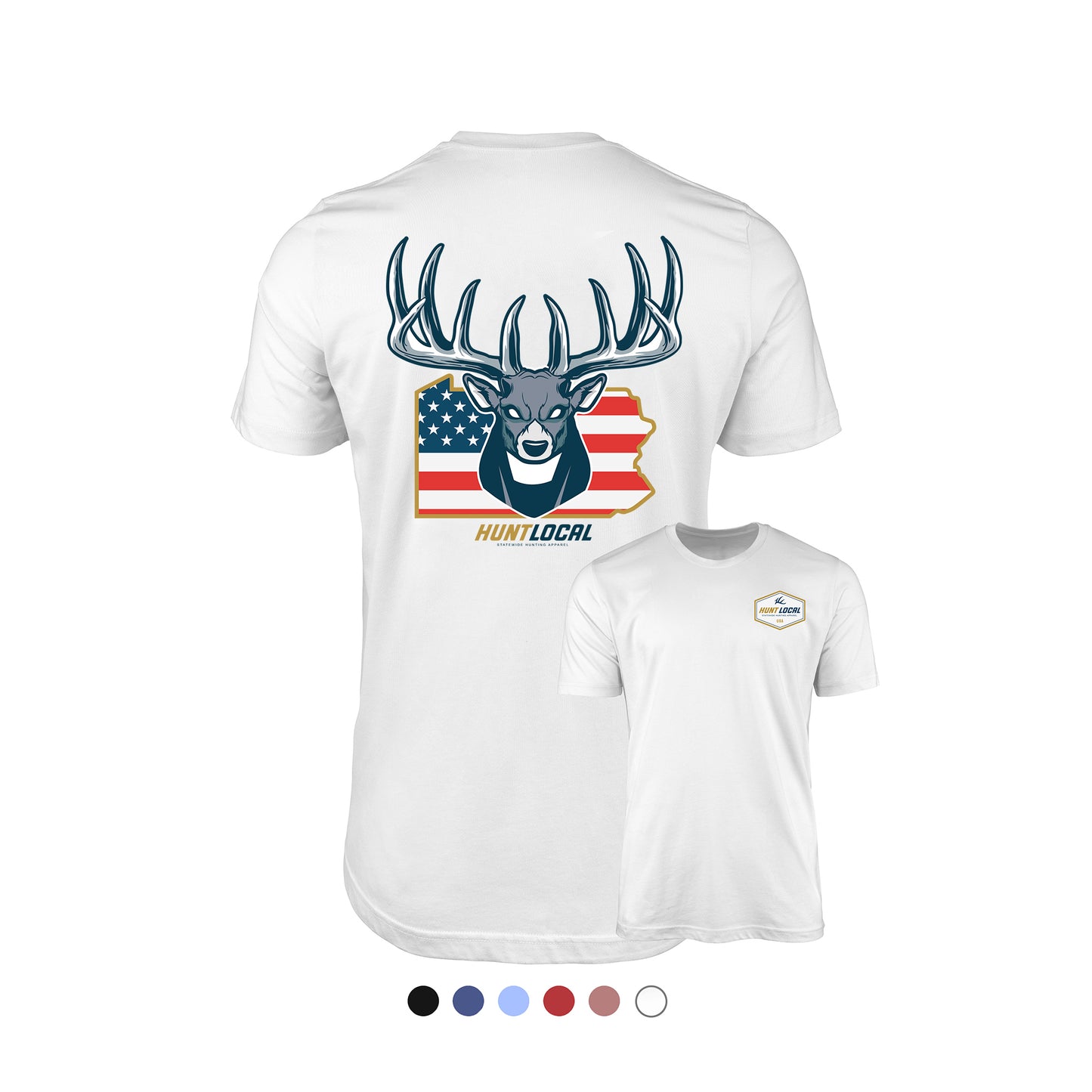 Pennsylvania - USA Buck Tee (back)