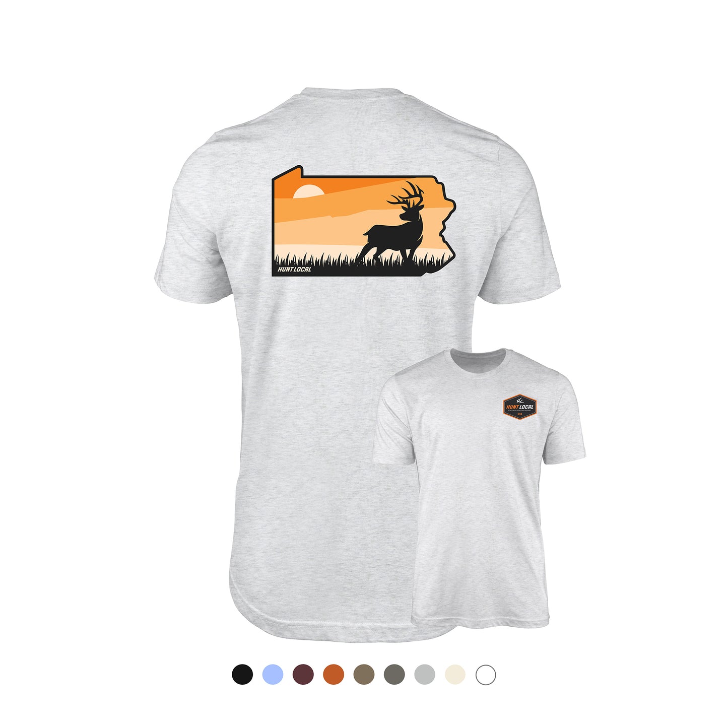 Pennsylvania - Sunset Buck Tee