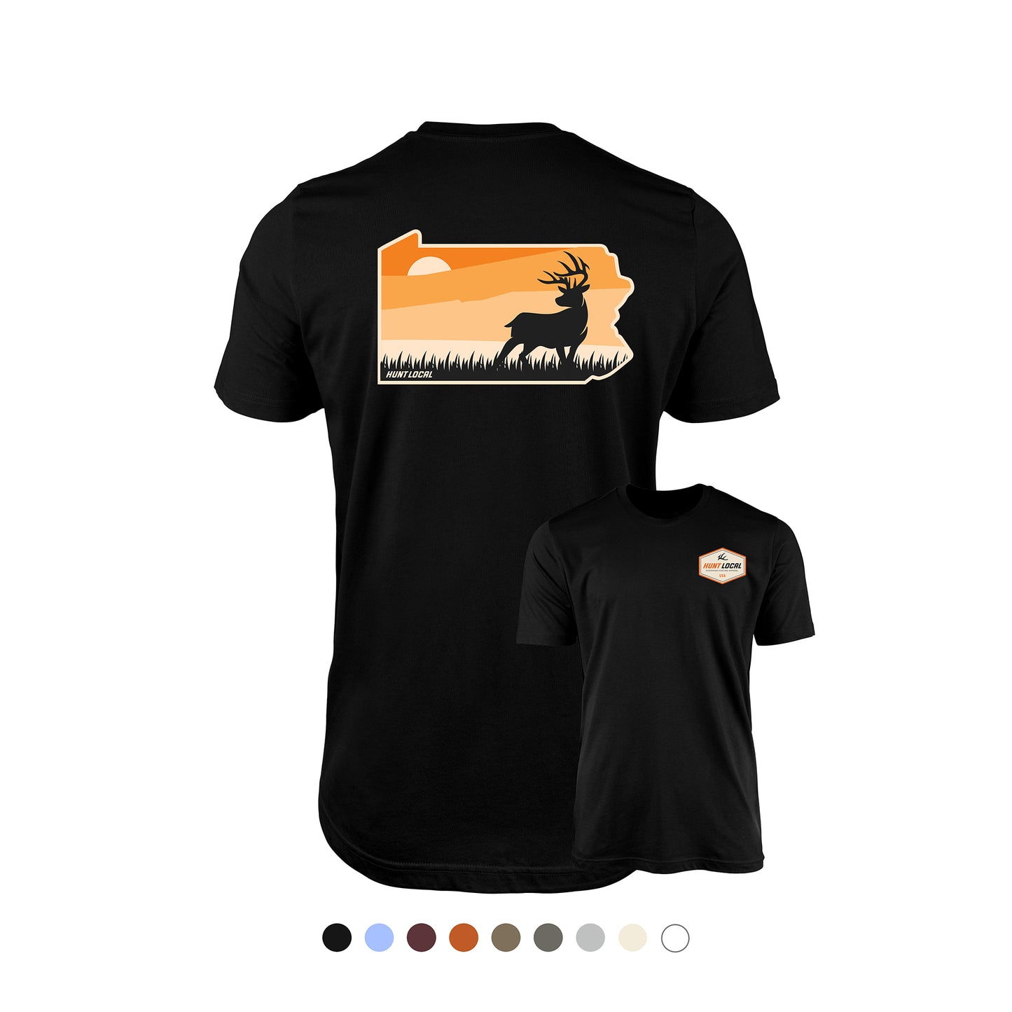 Pennsylvania - Sunset Buck Tee