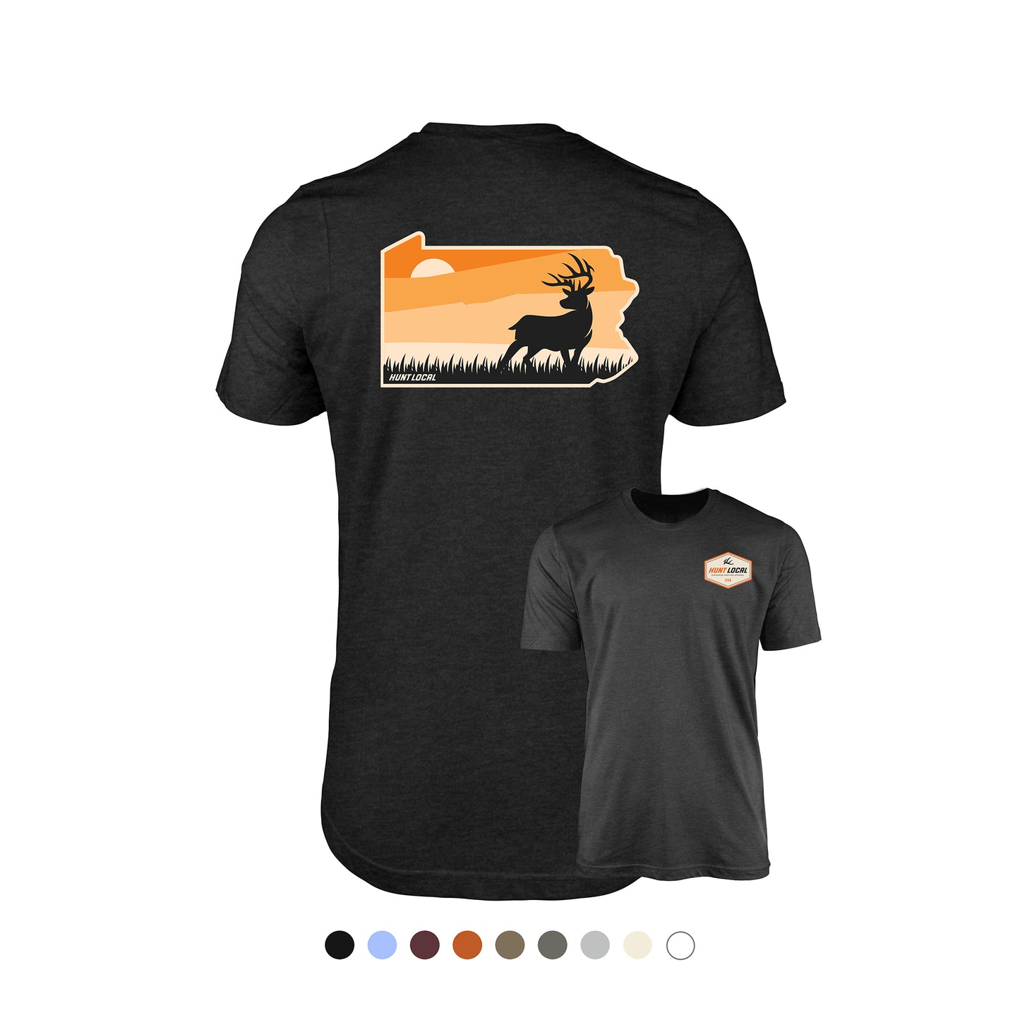 Pennsylvania - Sunset Buck Tee