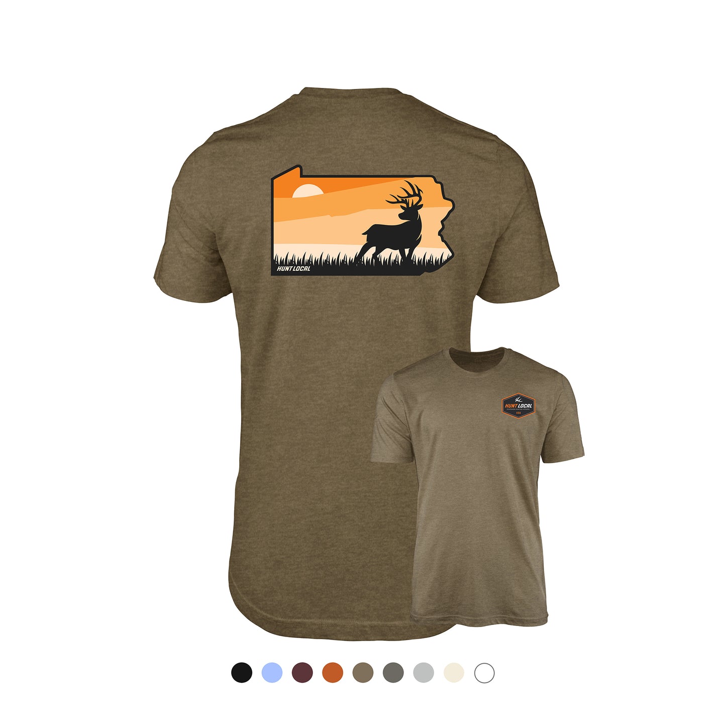 Pennsylvania - Sunset Buck Tee