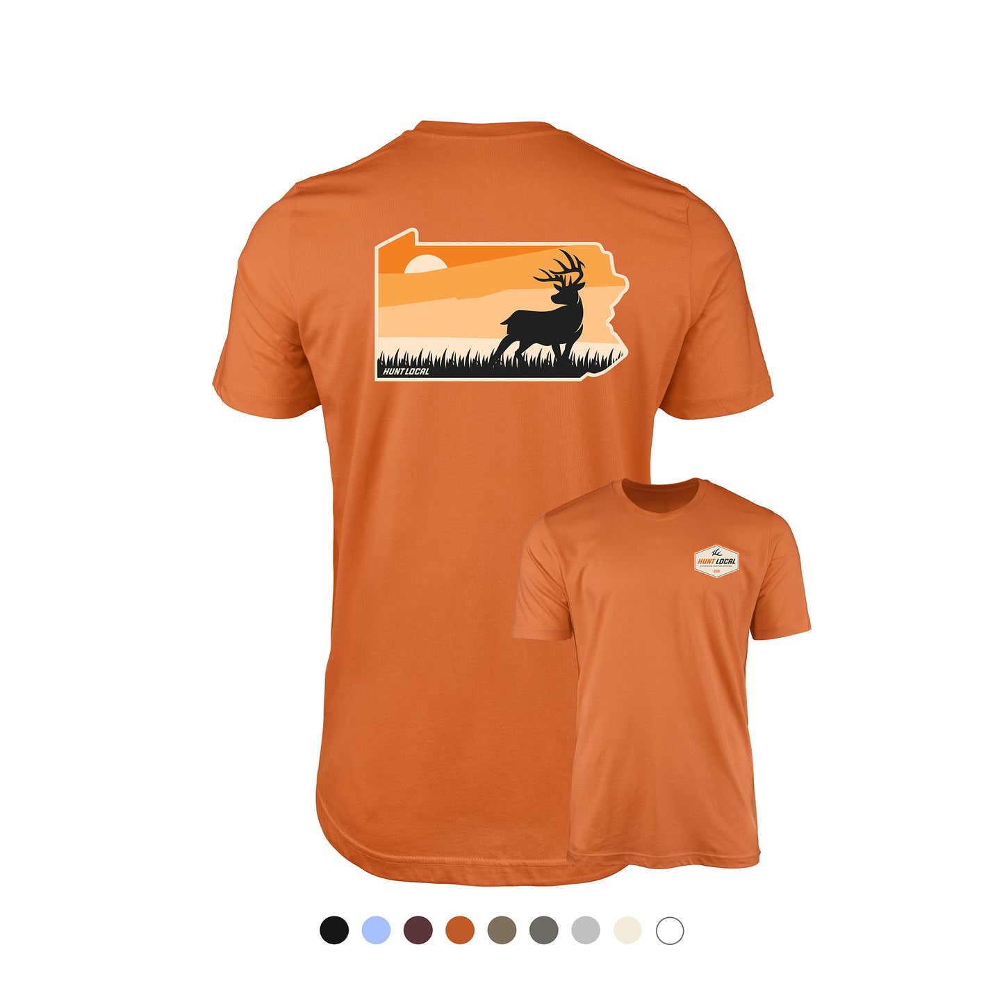 Pennsylvania - Sunset Buck Tee