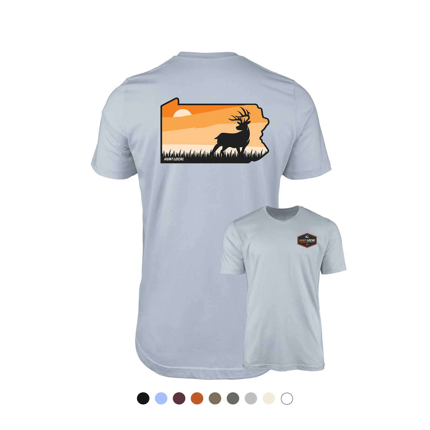 Pennsylvania - Sunset Buck Tee