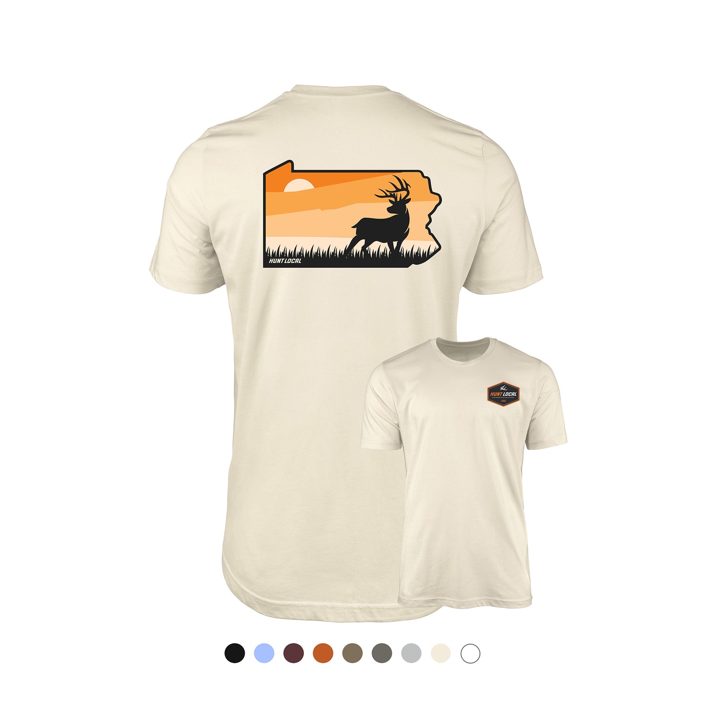 Pennsylvania - Sunset Buck Tee