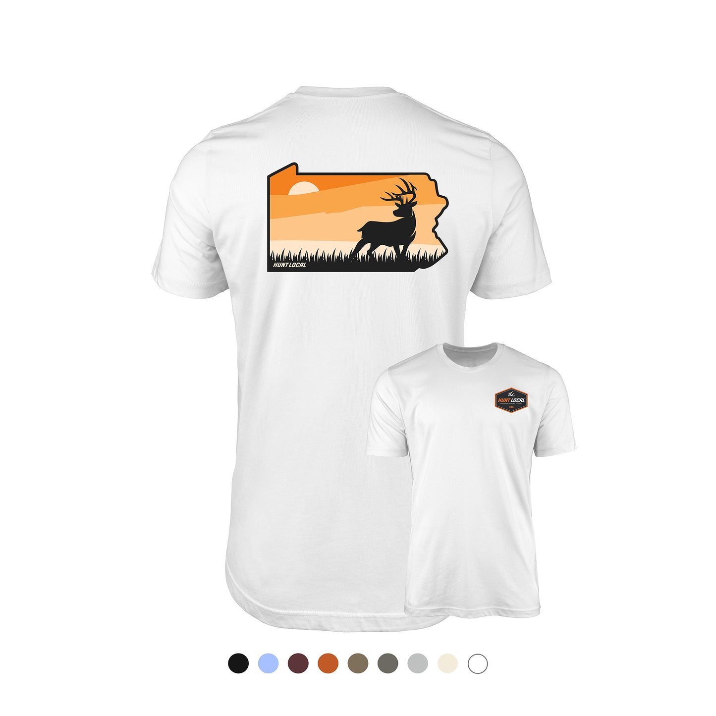 Pennsylvania - Sunset Buck Tee