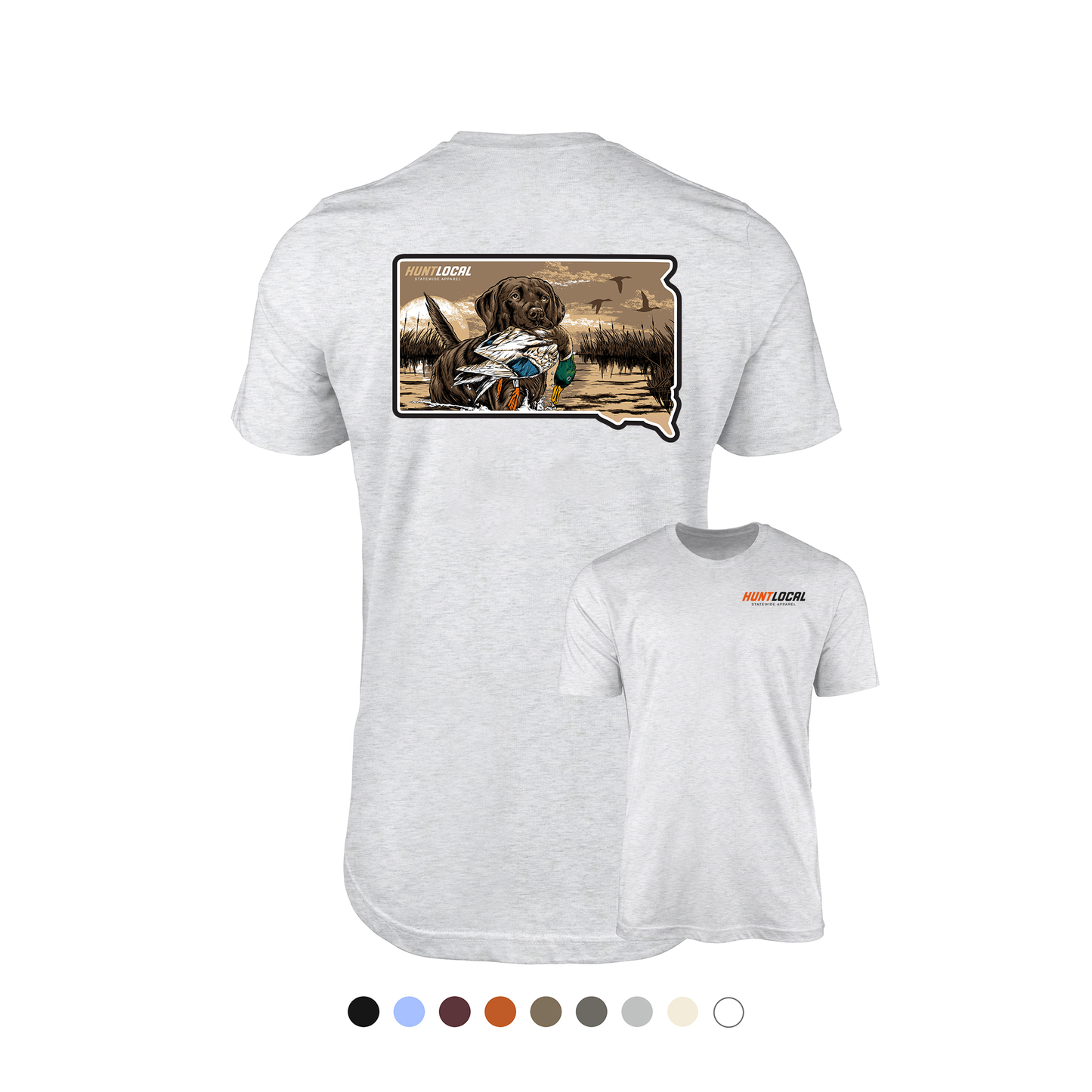 South Dakota - Waterfowl Lab Tee (back)