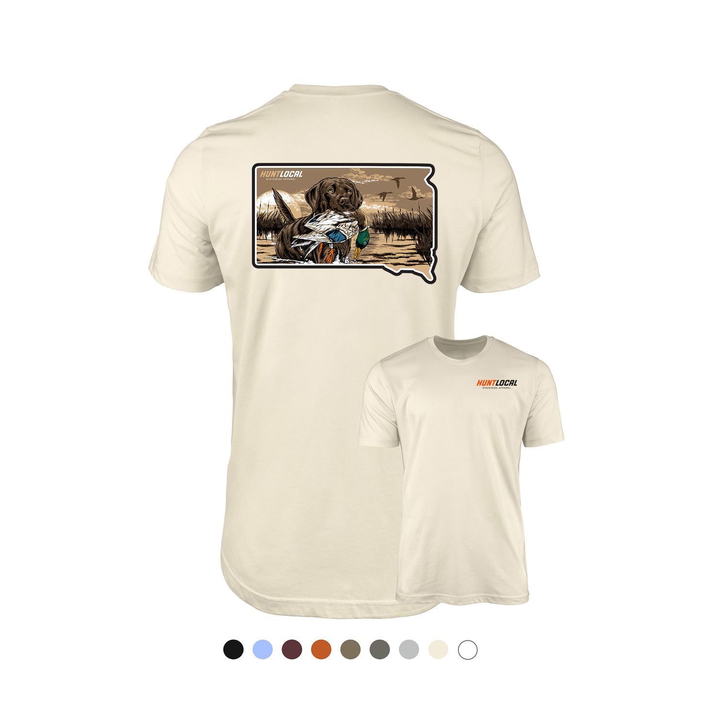 South Dakota - Waterfowl Lab Tee (back)