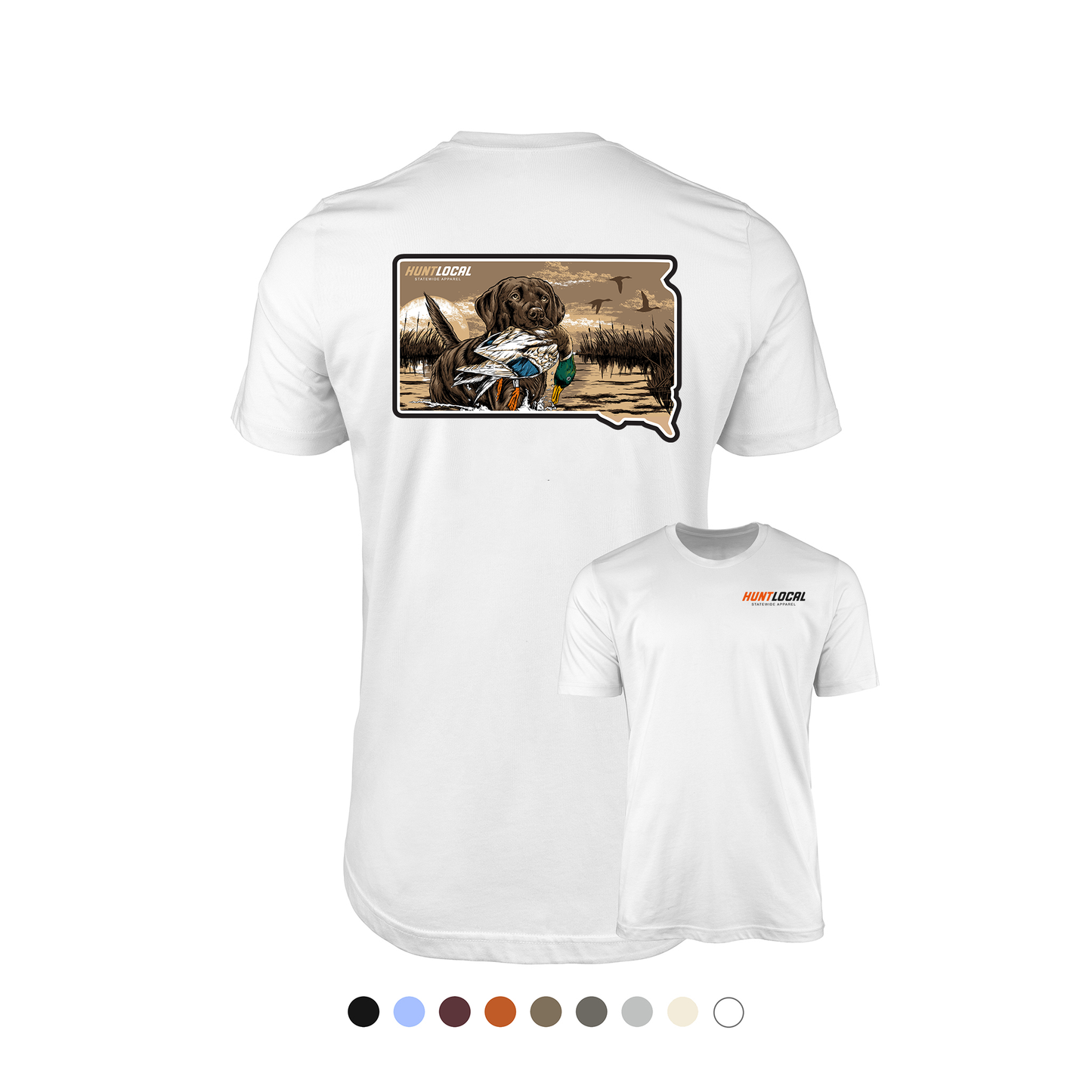 South Dakota - Waterfowl Lab Tee (back)