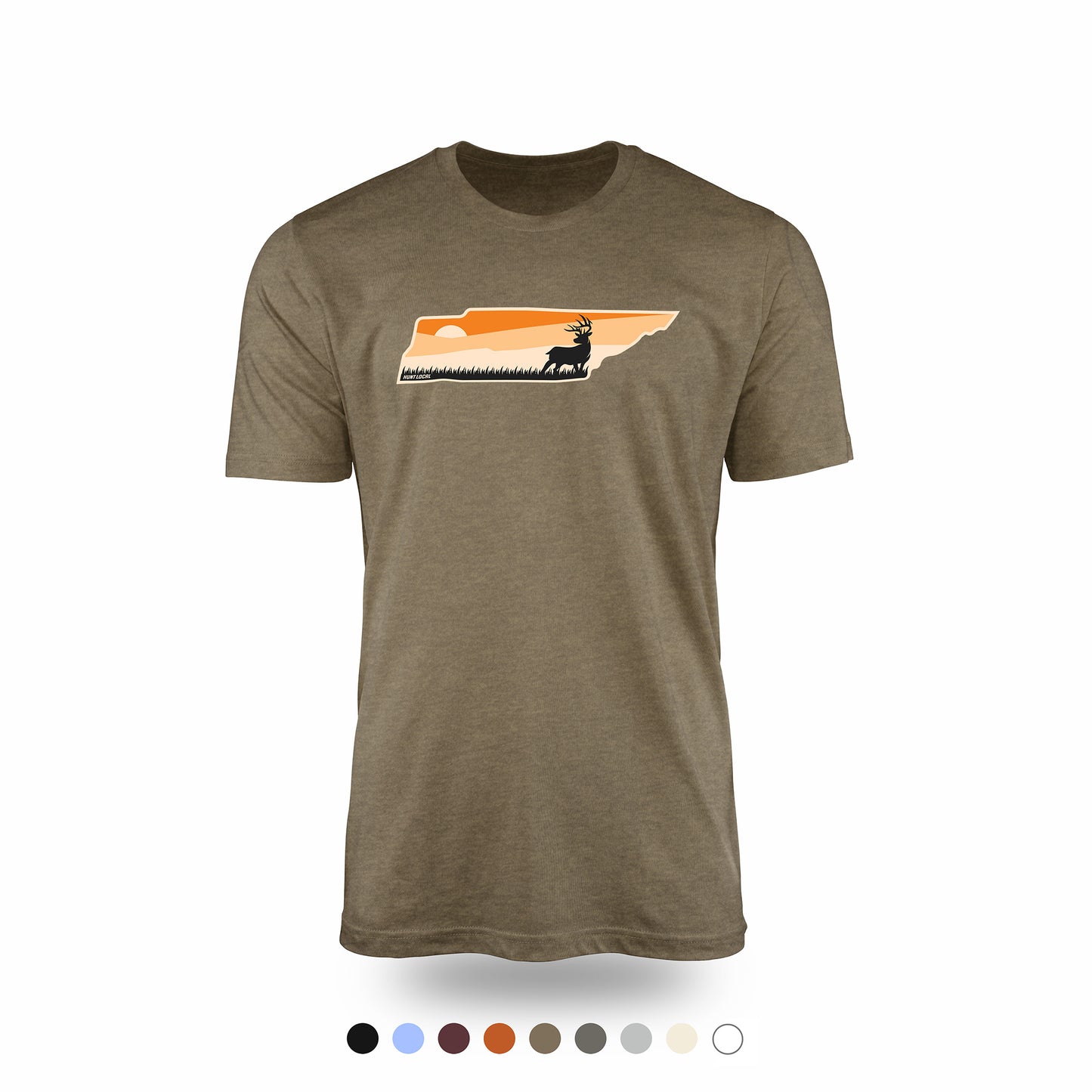 Tennessee - Sunset Buck Front Tee