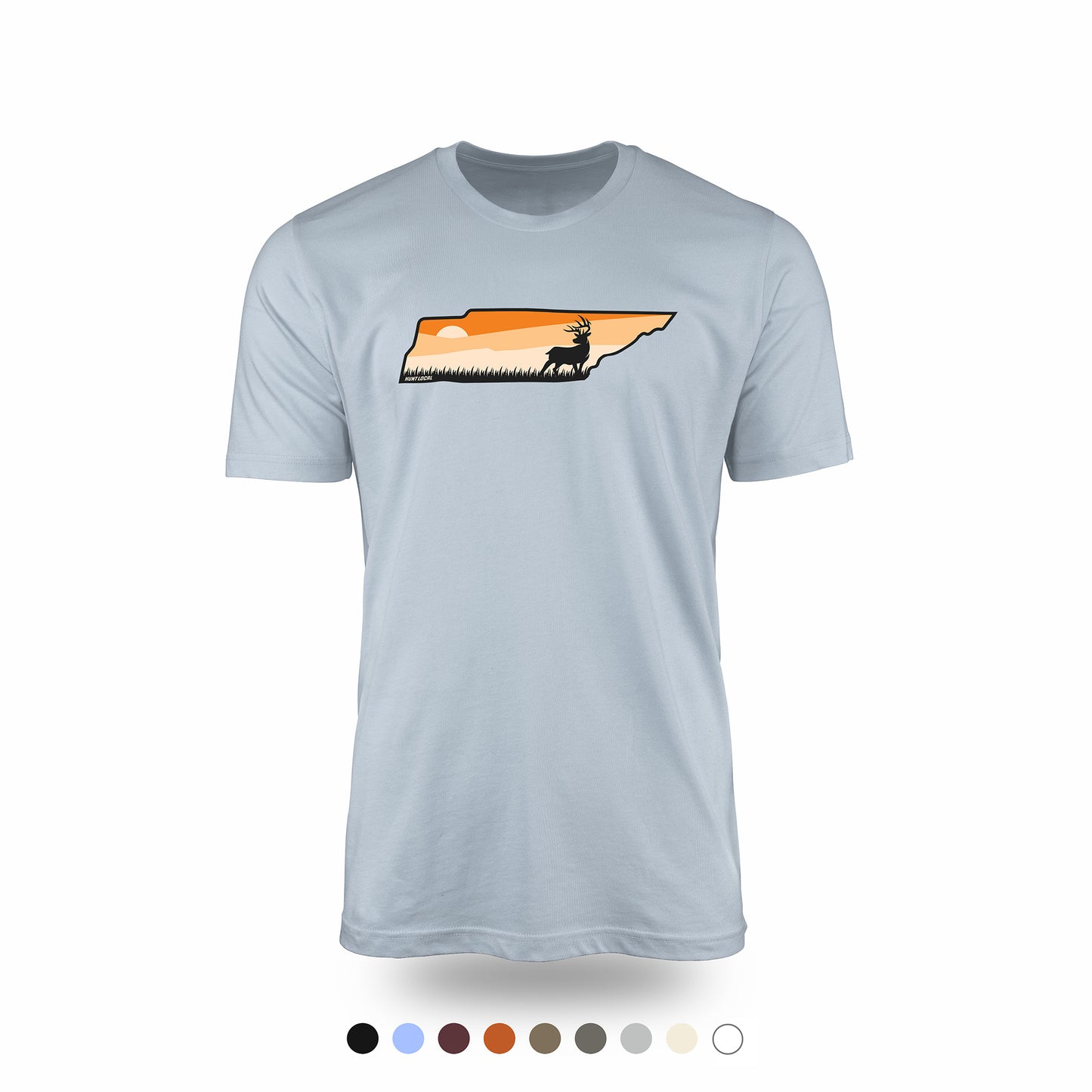 Tennessee - Sunset Buck Front Tee