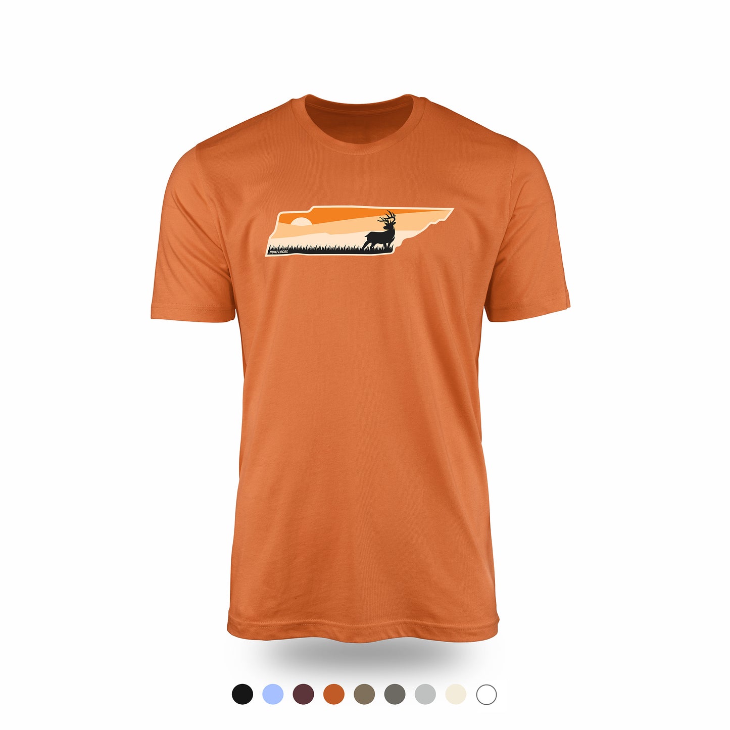 Tennessee - Sunset Buck Front Tee