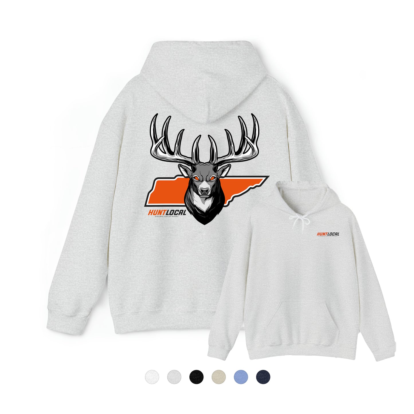 Tennessee - Alpha Buck Hoodie (back)
