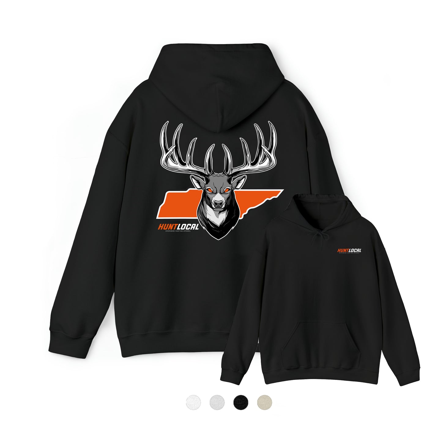 Tennessee - Alpha Buck Hoodie (back)