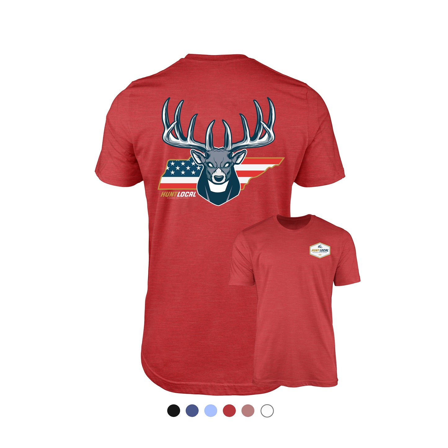 Tennessee - USA Buck Tee (back)