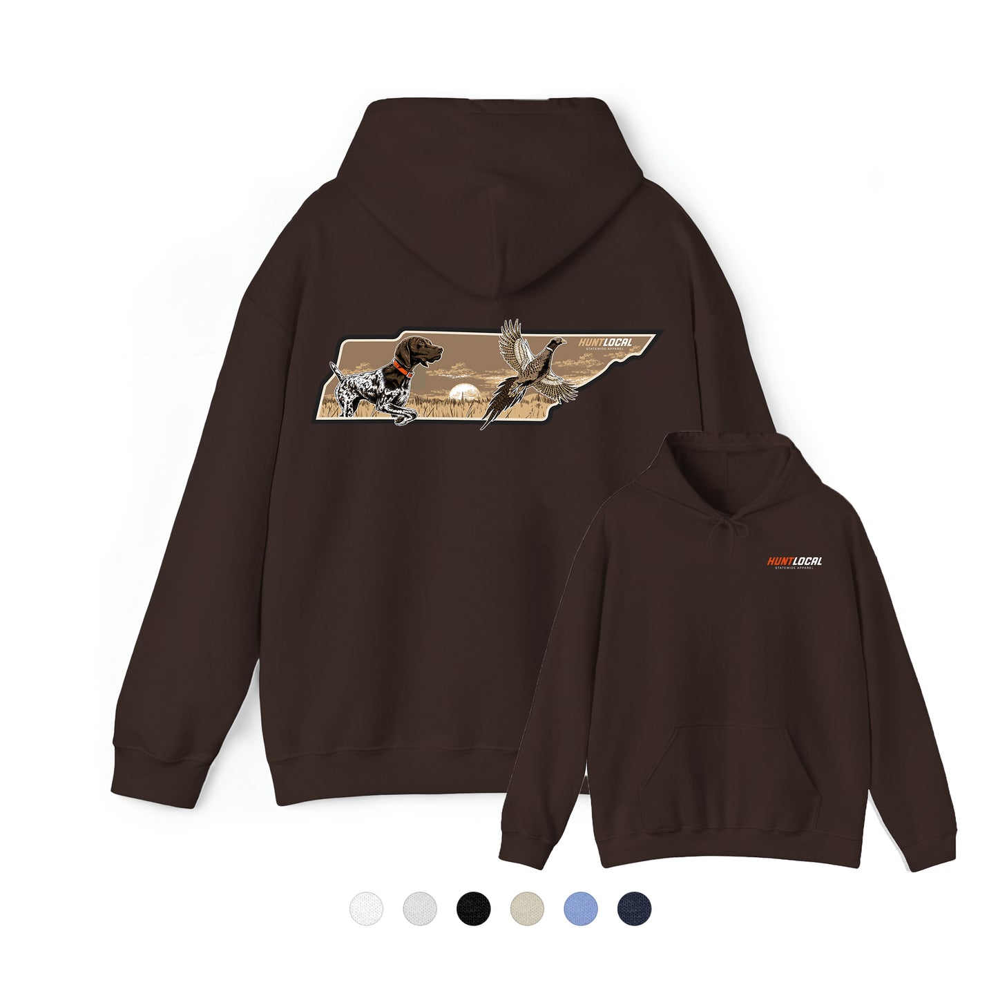 Tennessee - Upland Bird Dog Hoodie (back)