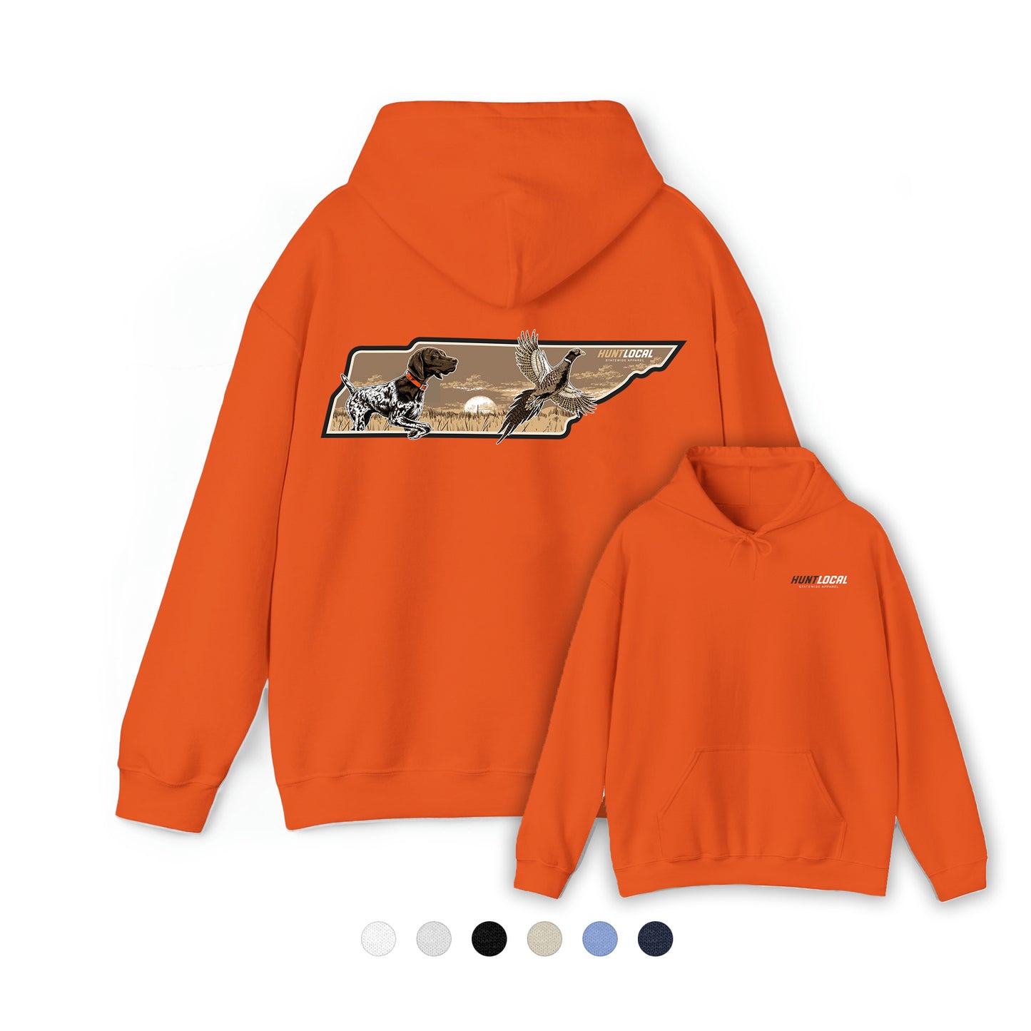 Tennessee - Upland Bird Dog Hoodie (back)