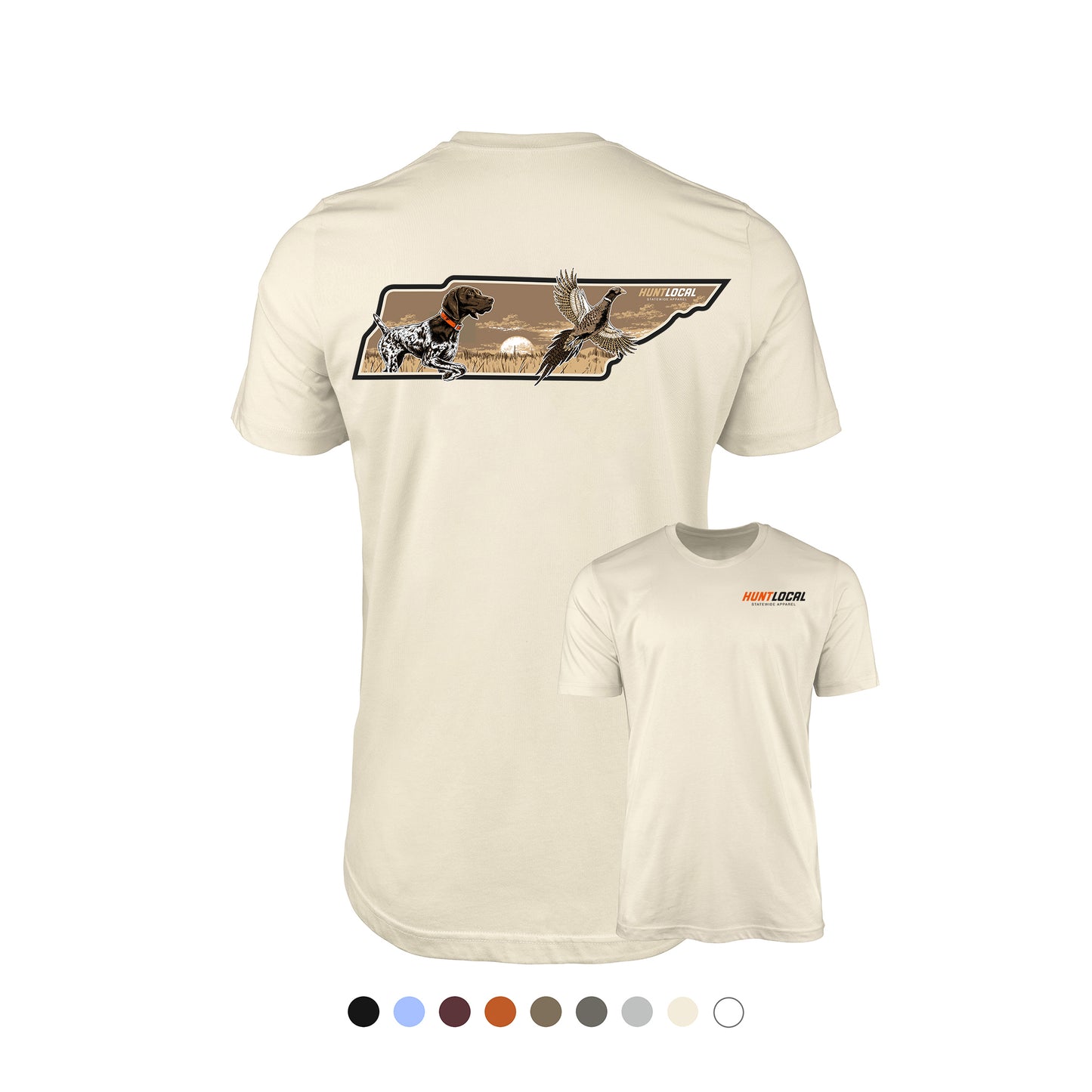 Tennessee - Upland Bird Dog Tee (back)