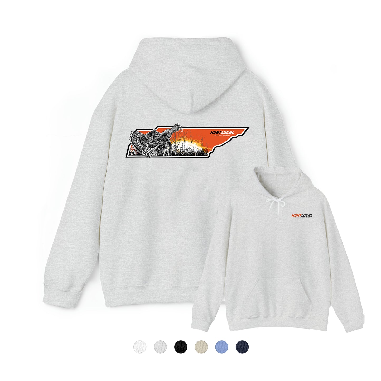 Tennessee - Sunrise Turkey Hoodie (back)