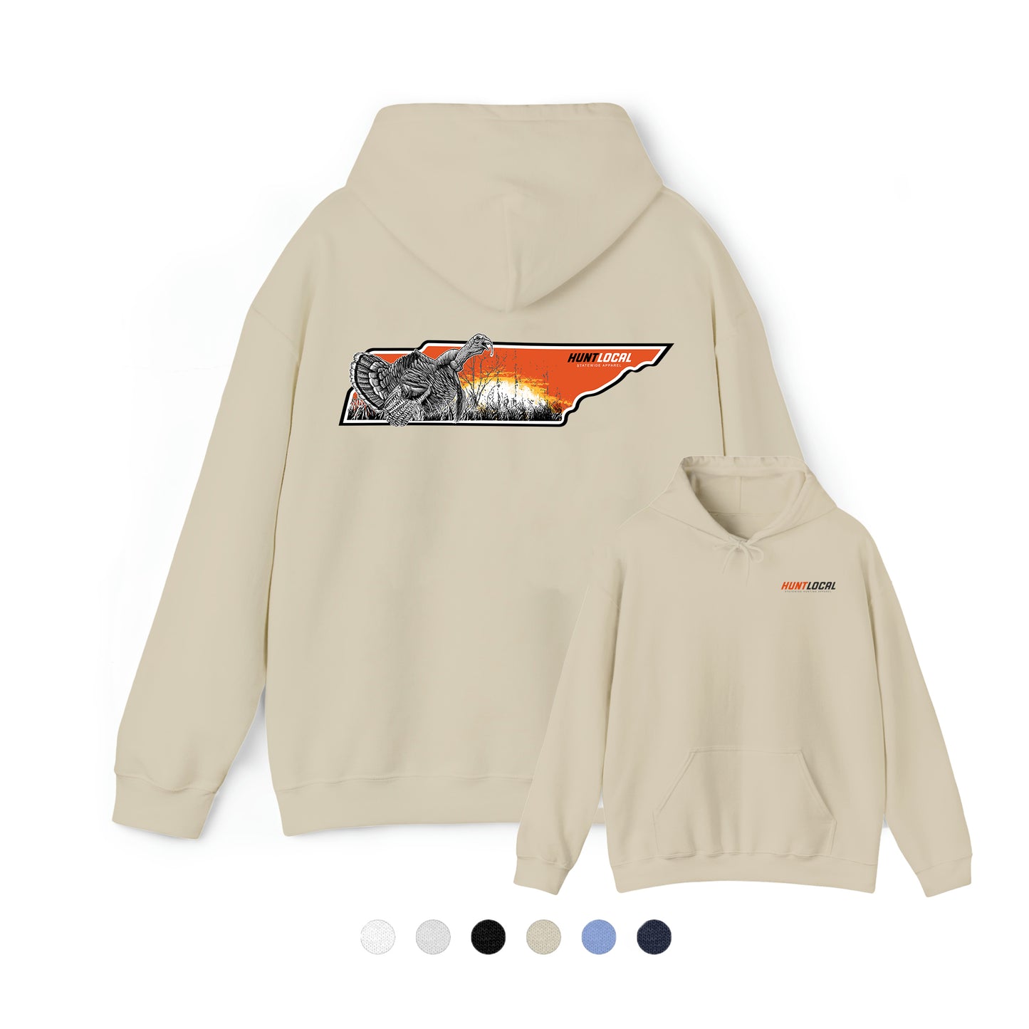 Tennessee - Sunrise Turkey Hoodie (back)
