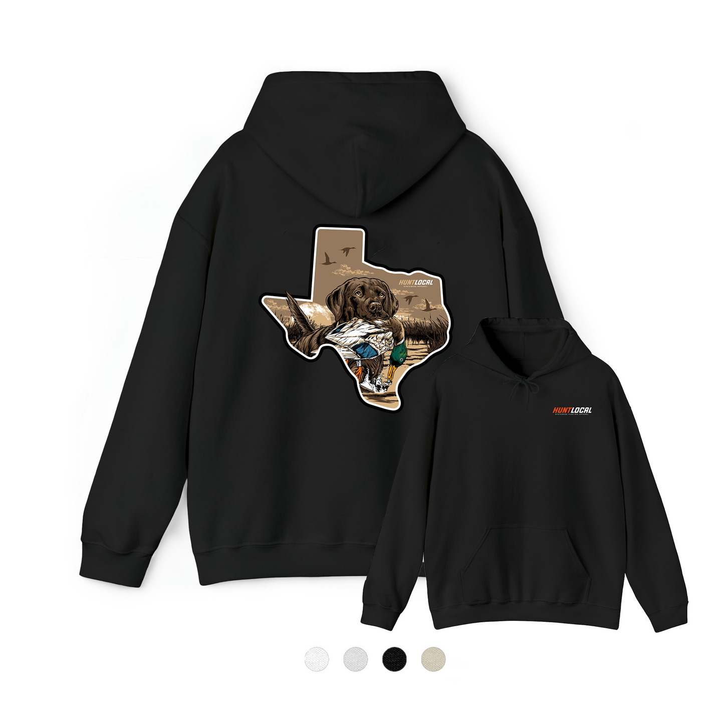 Texas - Waterfowl Lab Hoodie (back)