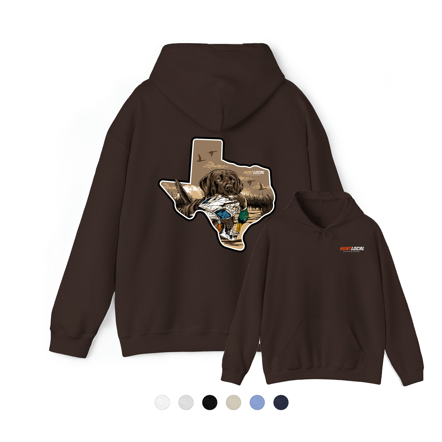 Texas - Waterfowl Lab Hoodie (back)