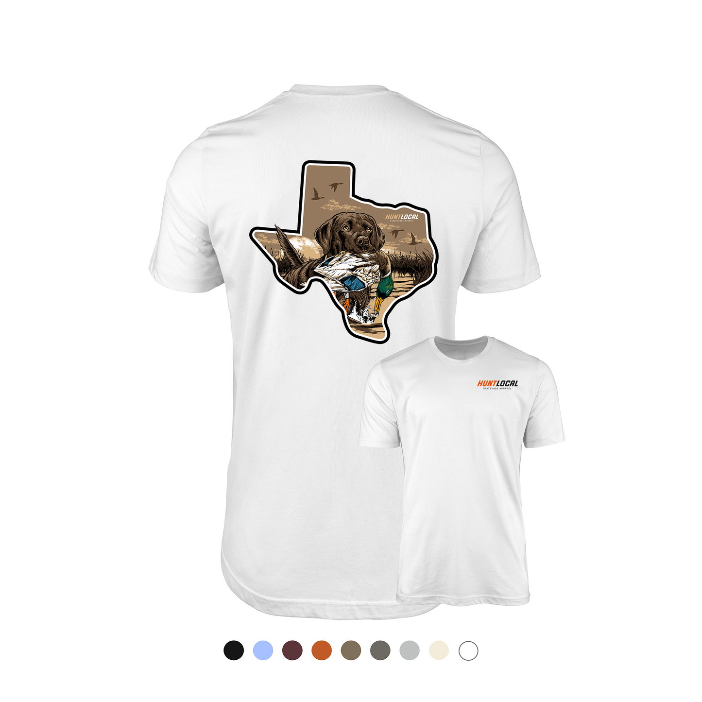 Texas - Waterfowl Lab Tee (back)