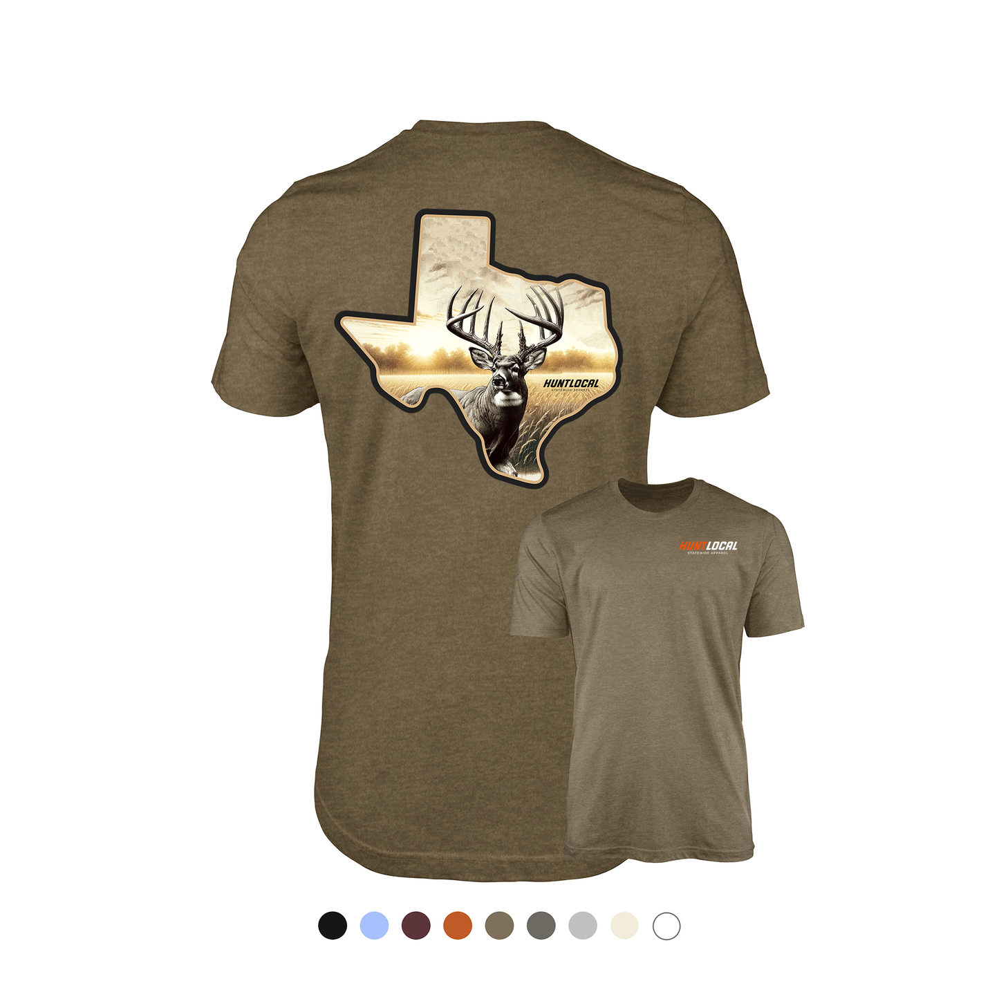 Texas - Whitetail Buck Tee (back)