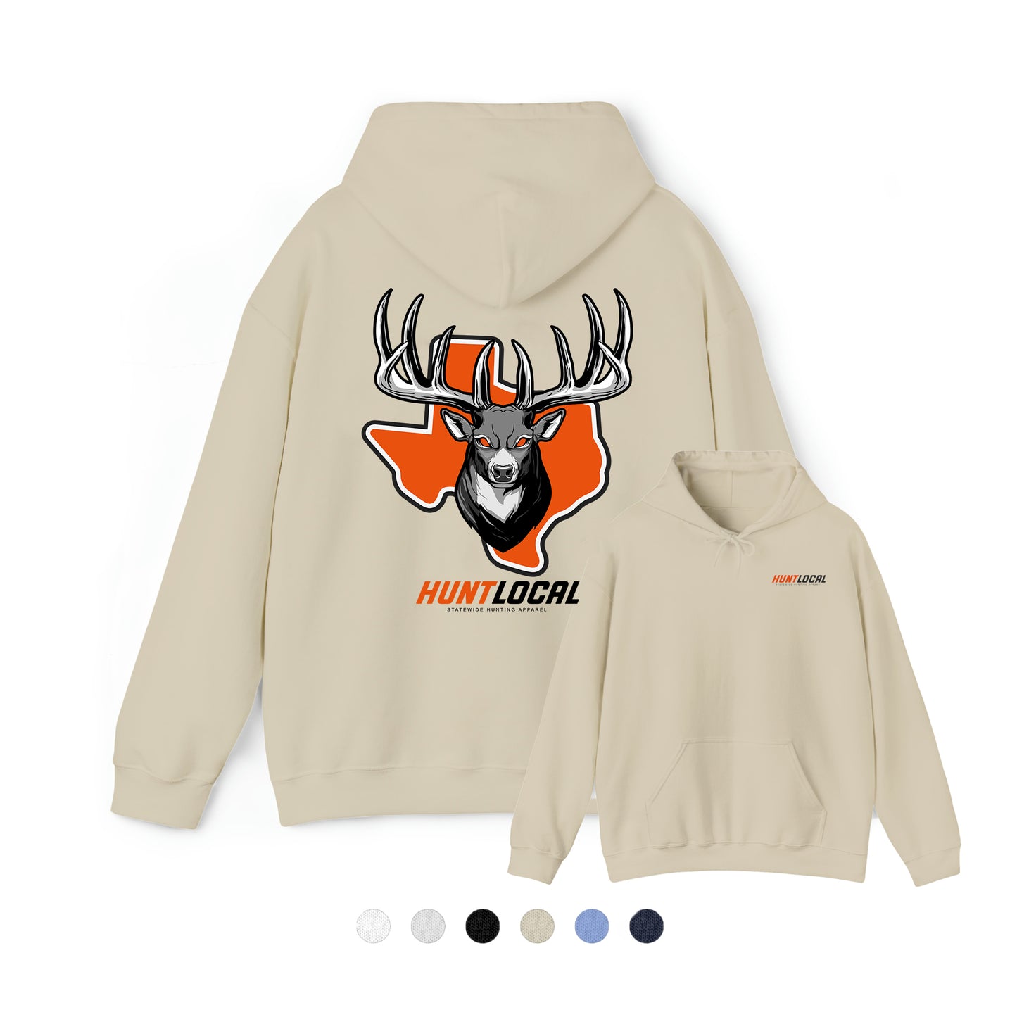 Texas - Alpha Buck Hoodie (back)