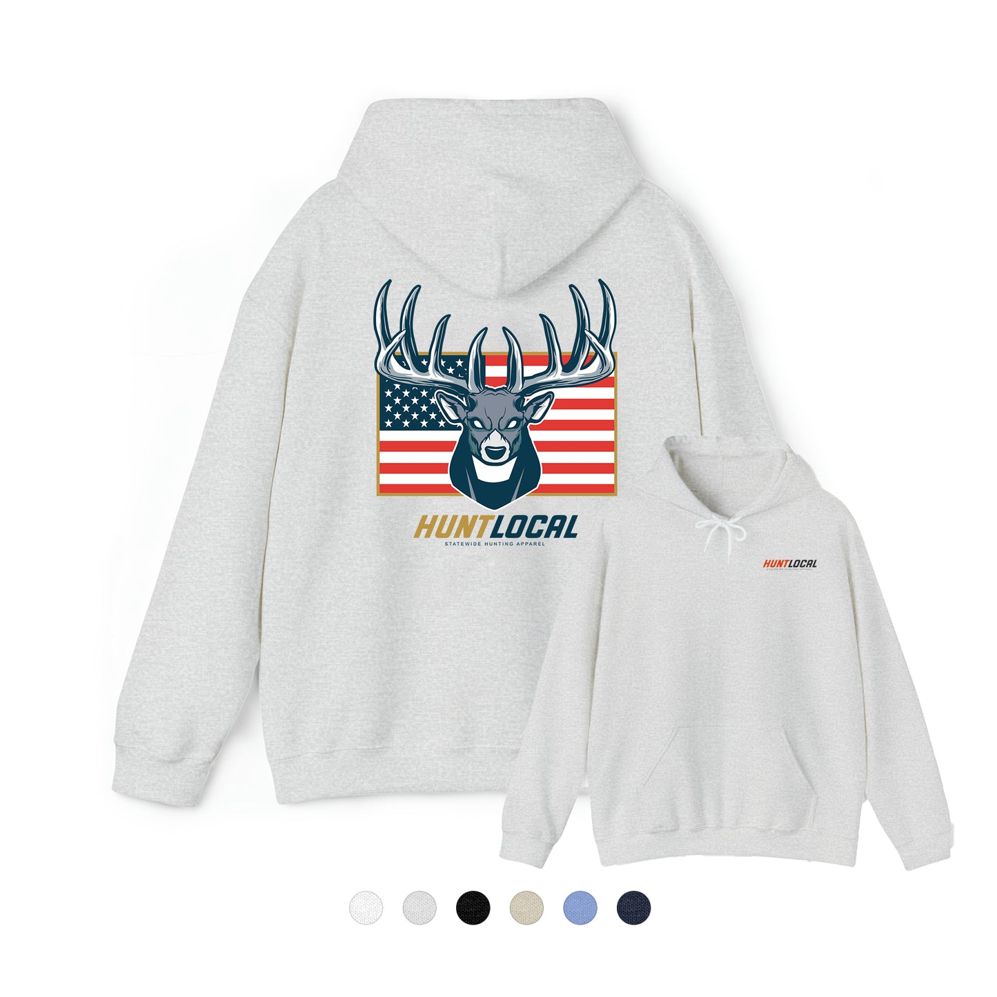USA - Patriot Buck Hoodie (back)