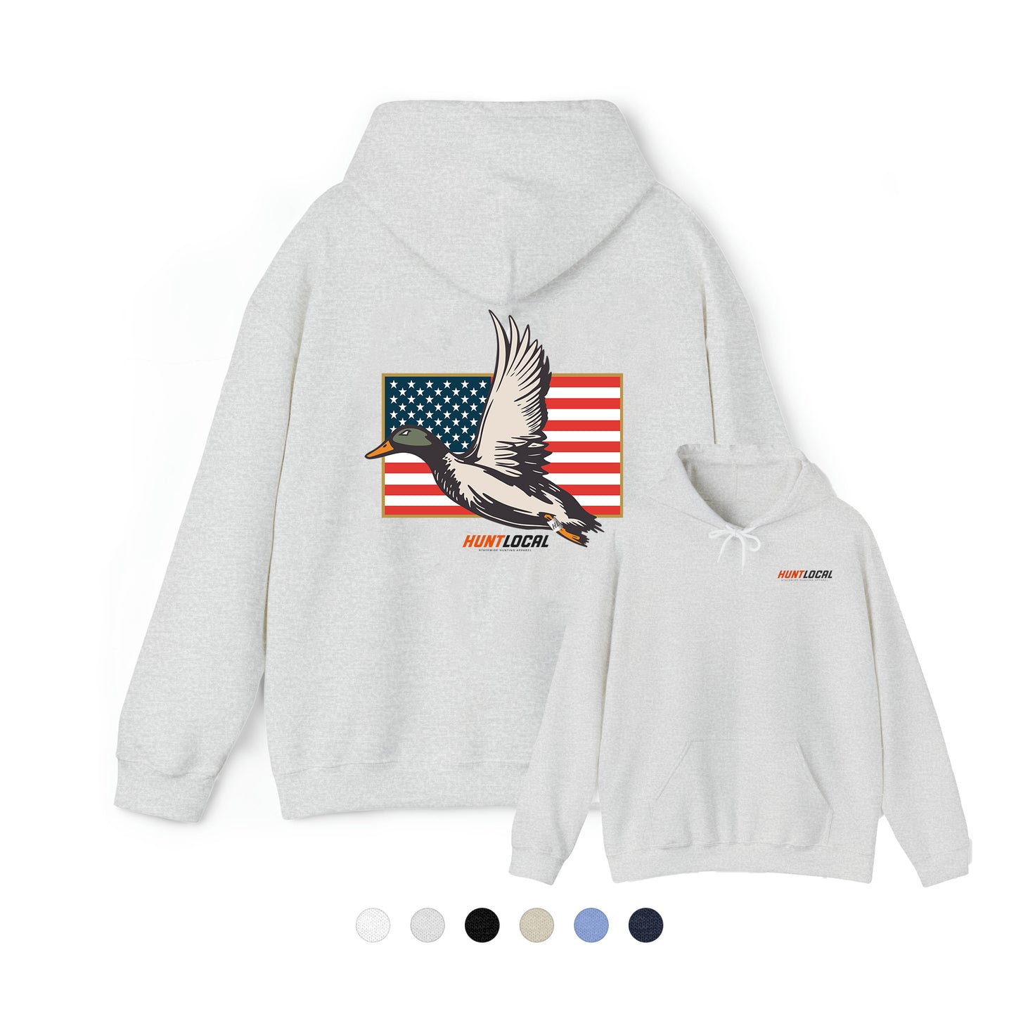USA - Patriot Waterfowl Hoodie (back)
