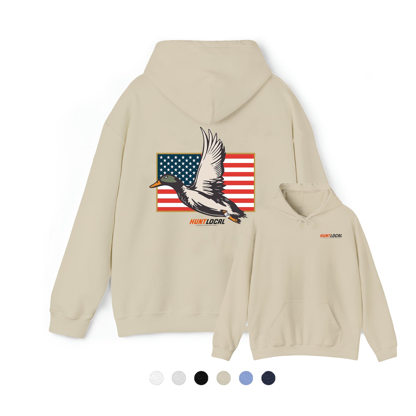USA - Patriot Waterfowl Hoodie (back)