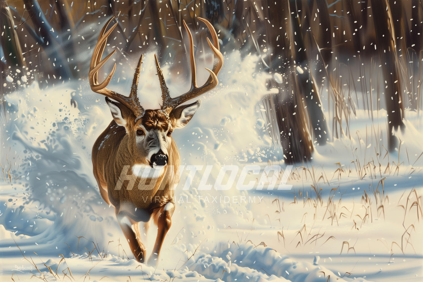 Scene 21 - Whitetail Custom Art
