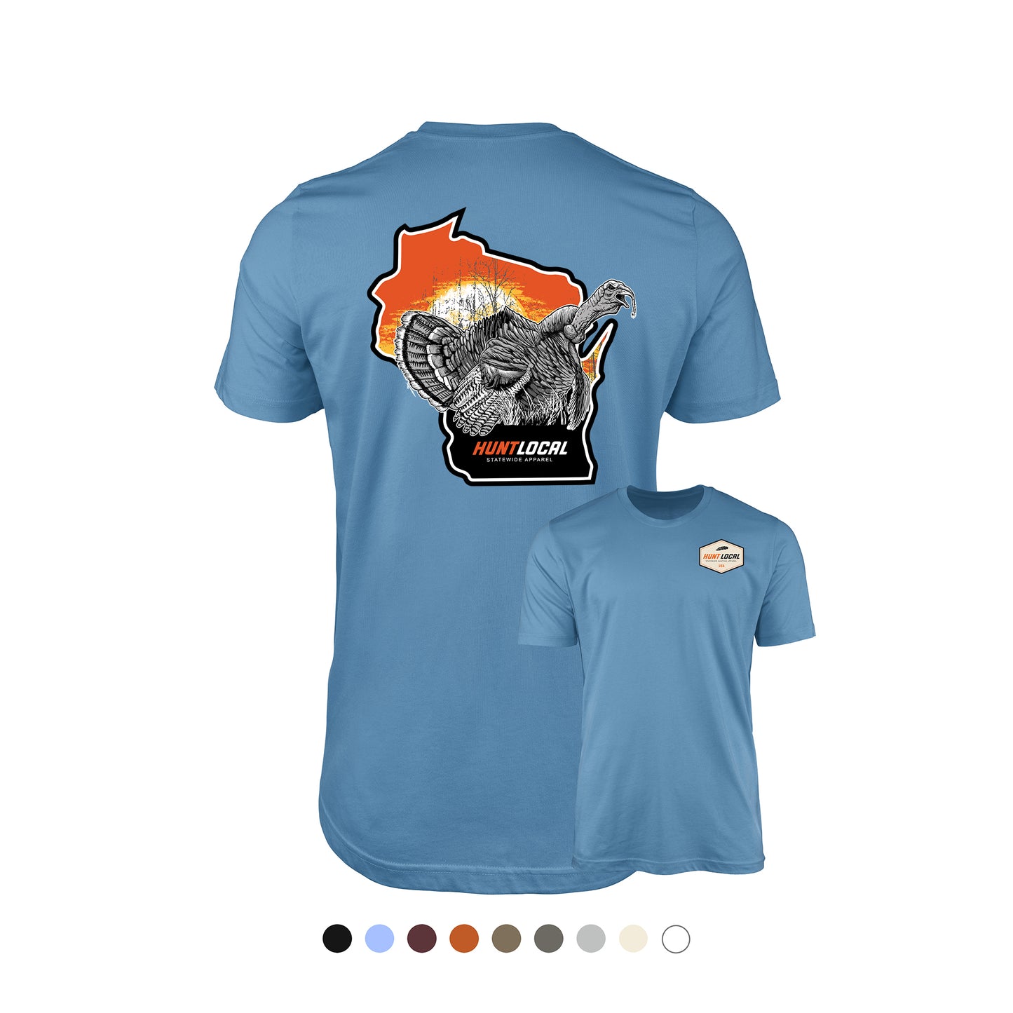 Wisconsin - Sunrise Turkey Tee