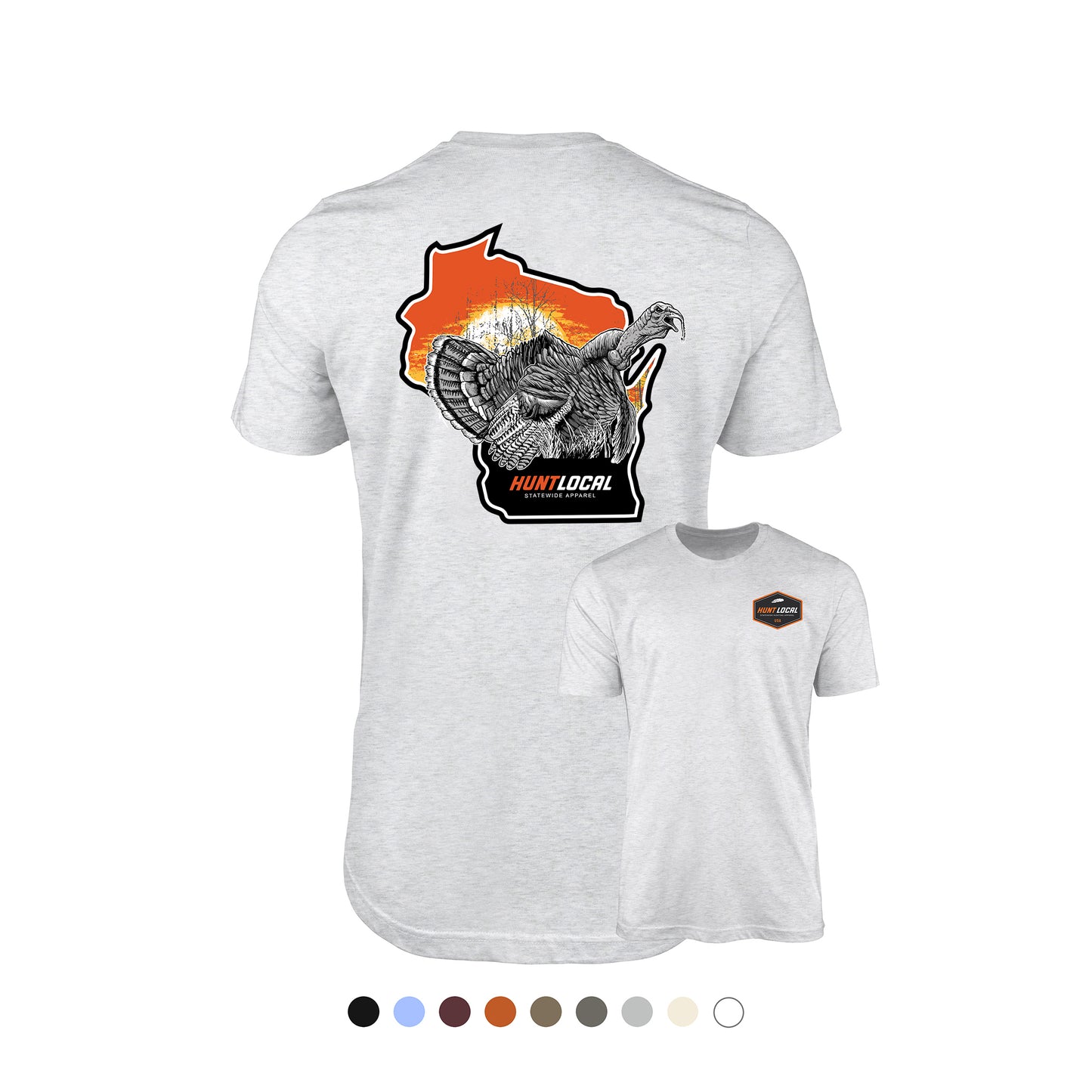 Wisconsin - Sunrise Turkey Tee