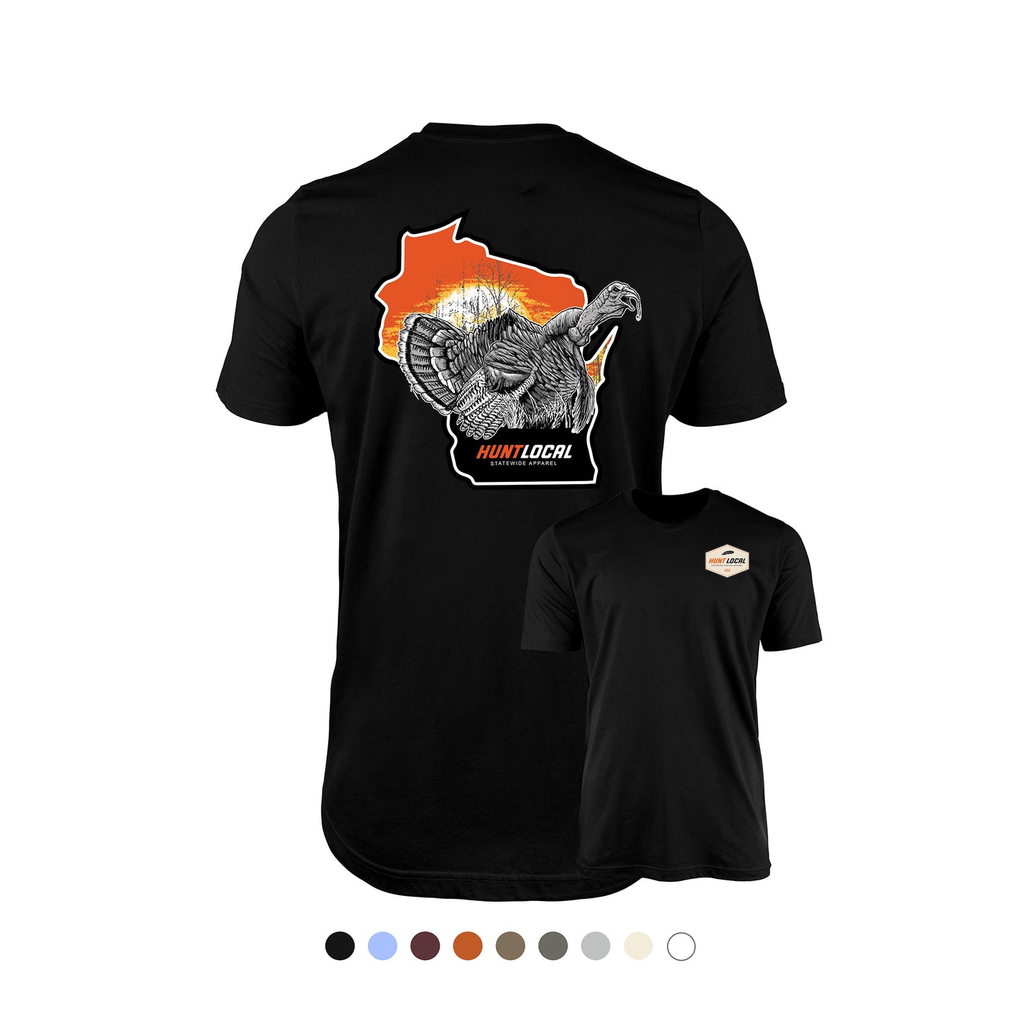 Wisconsin - Sunrise Turkey Tee