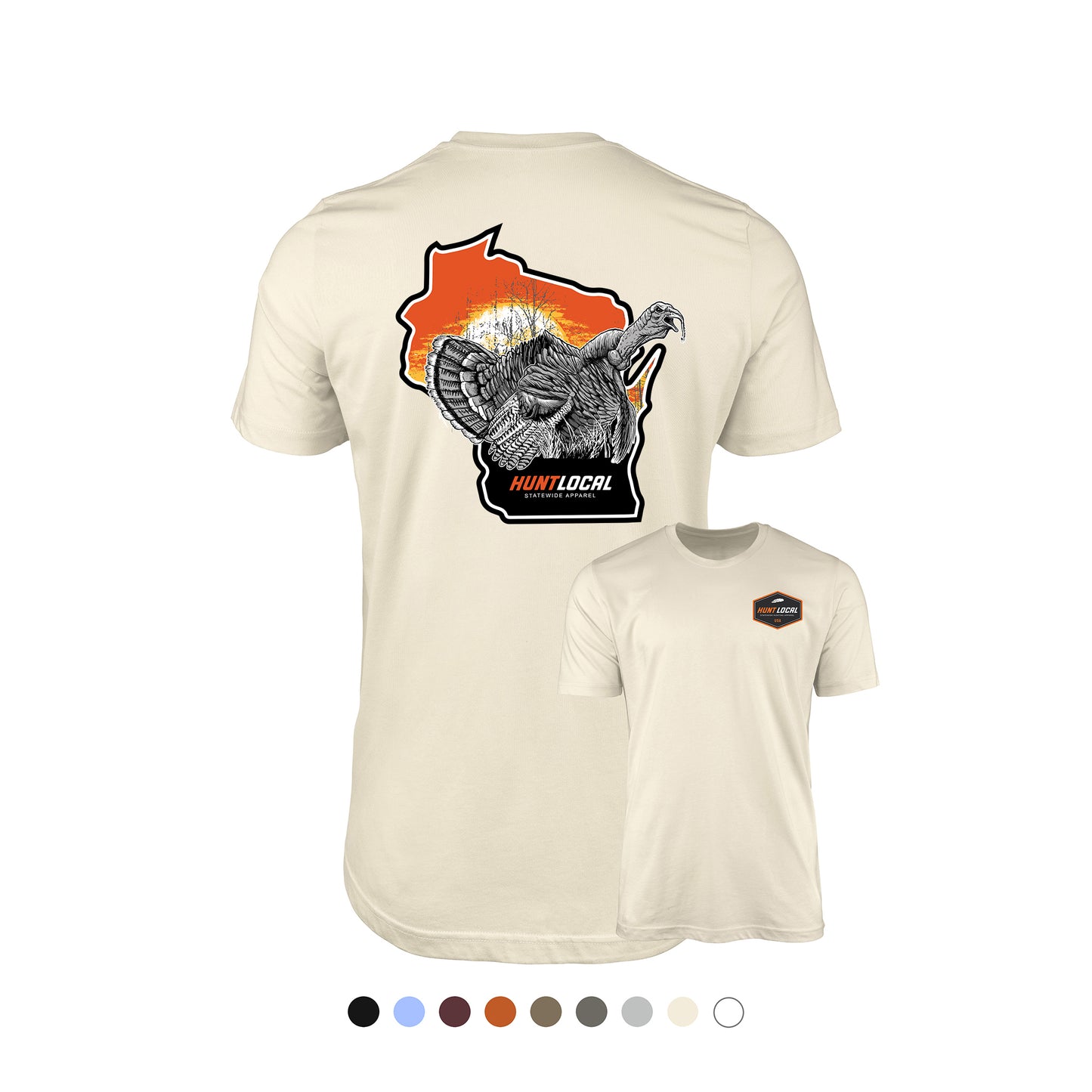 Wisconsin - Sunrise Turkey Tee
