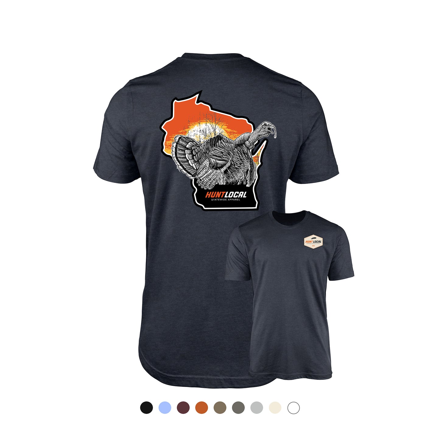 Wisconsin - Sunrise Turkey Tee