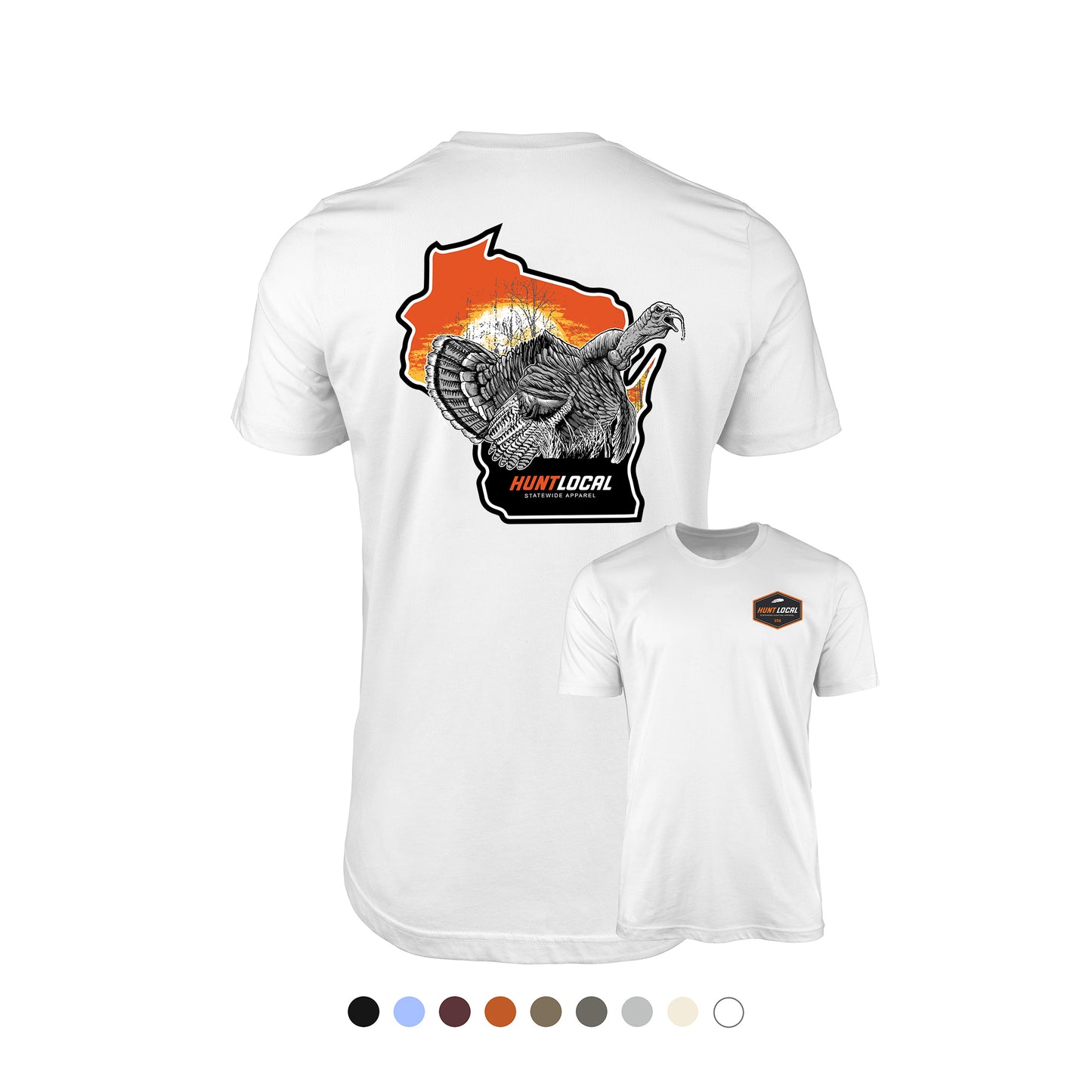 Wisconsin - Sunrise Turkey Tee