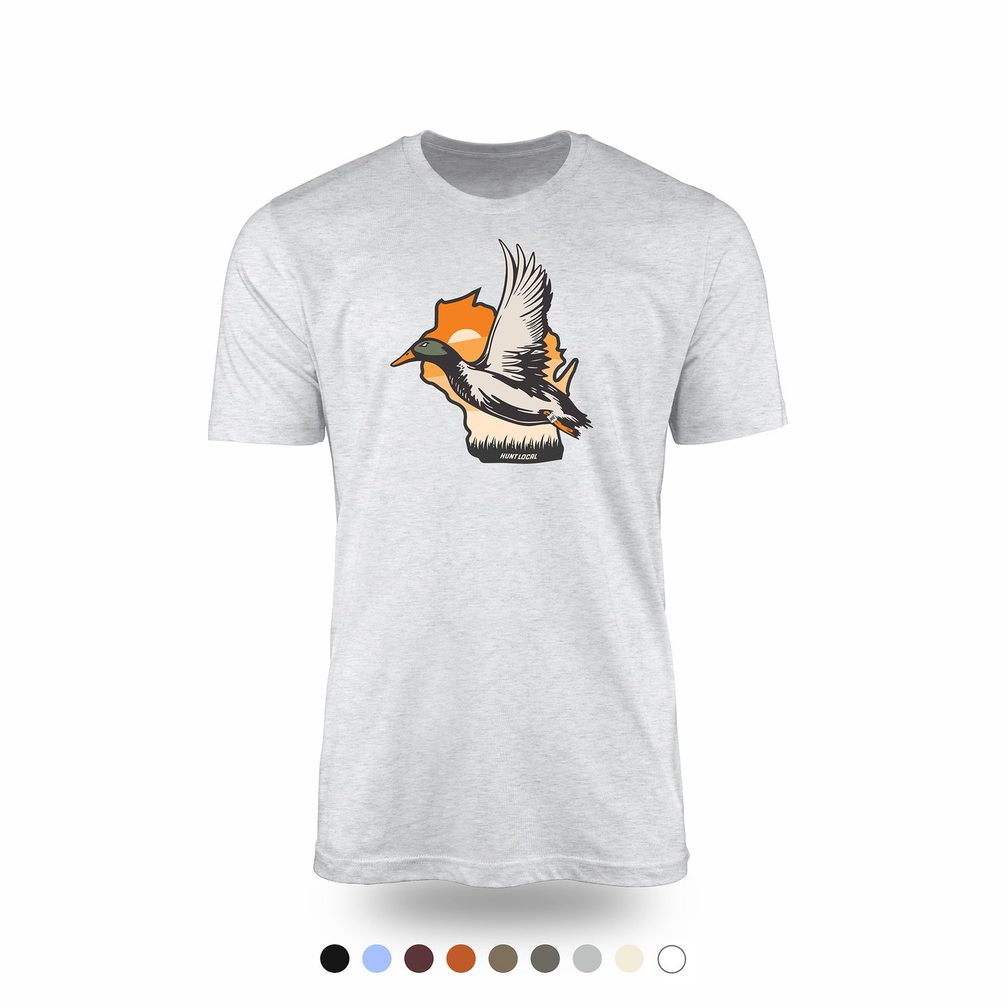 Wisconsin - Waterfowl Front Tee