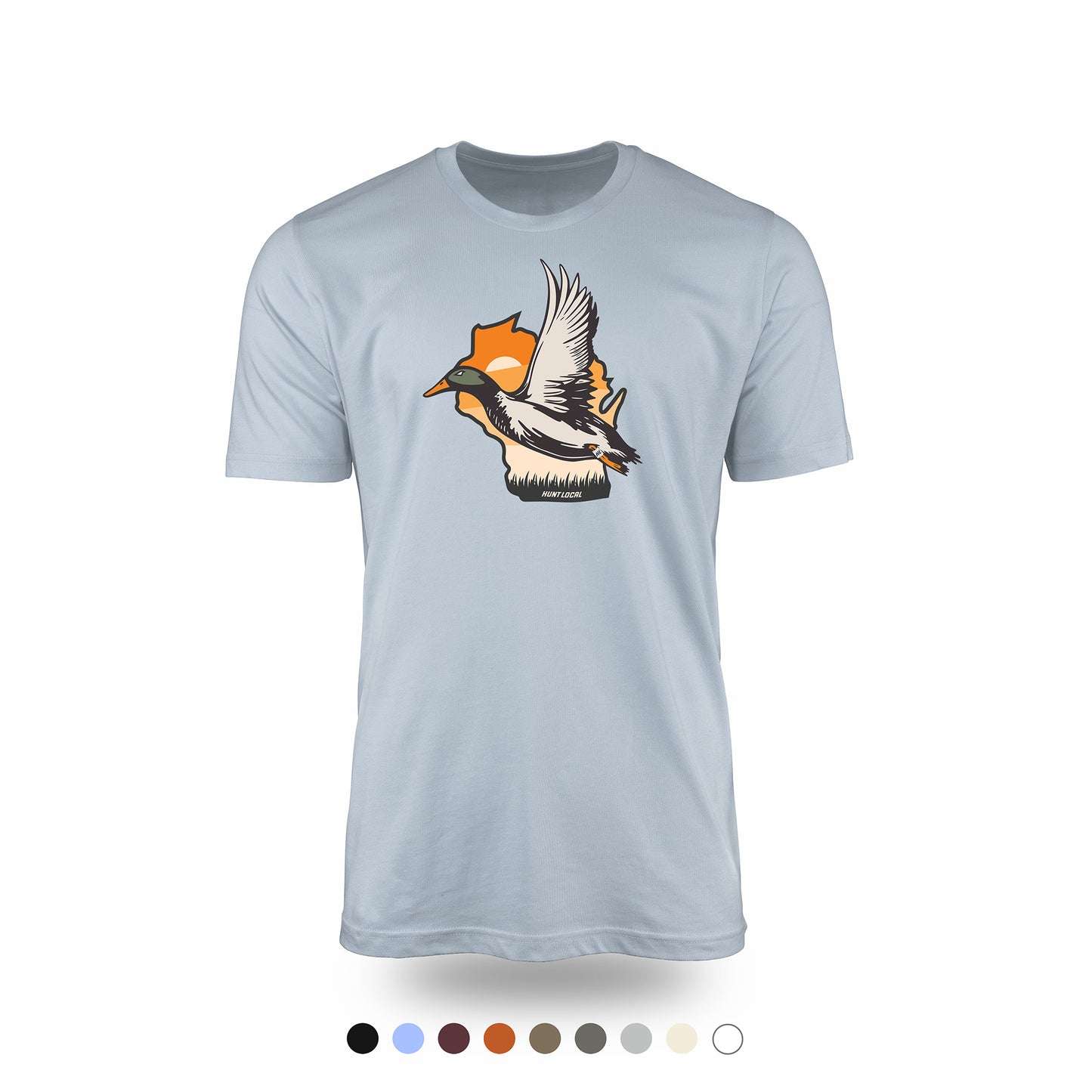 Wisconsin - Waterfowl Front Tee