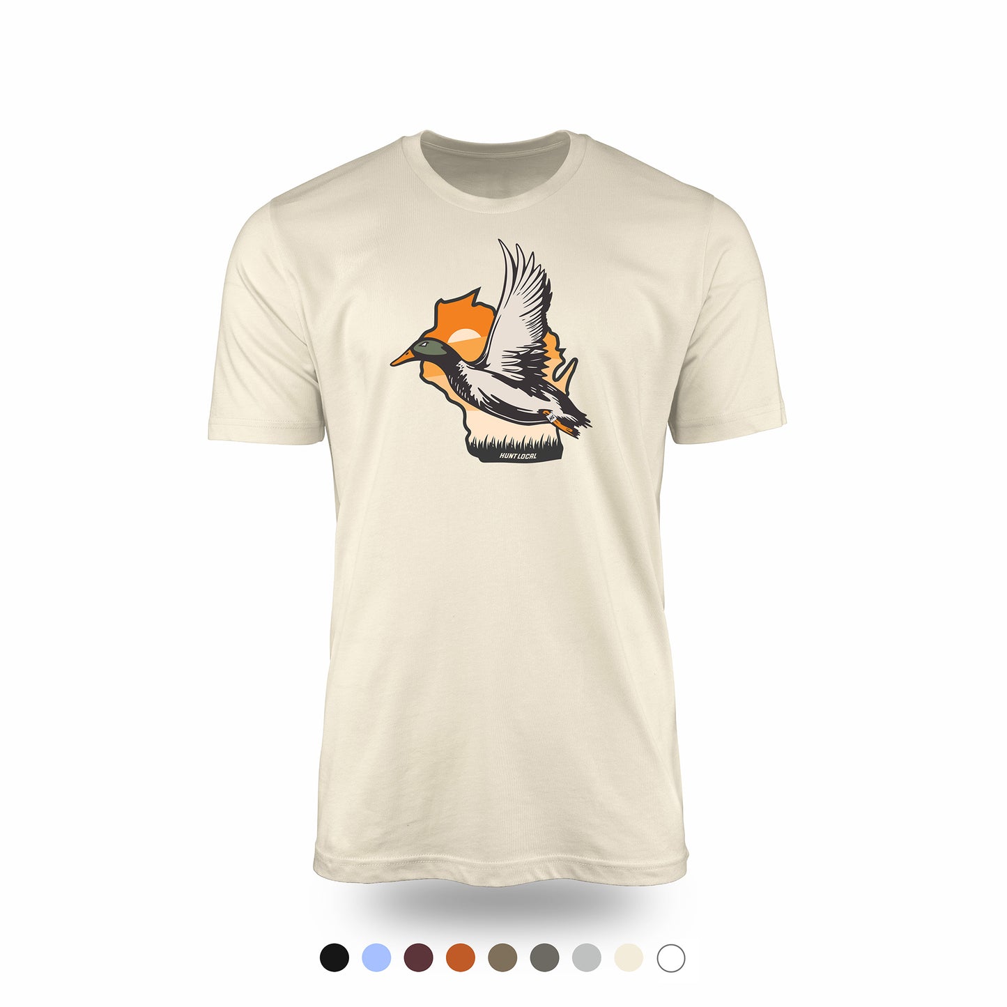 Wisconsin - Waterfowl Front Tee