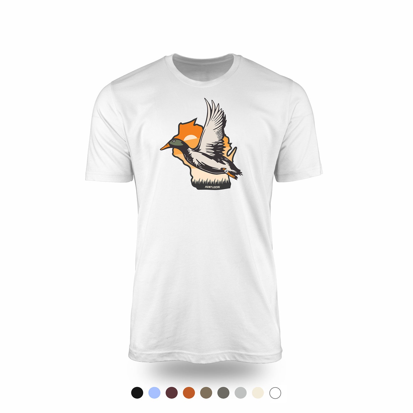 Wisconsin - Waterfowl Front Tee