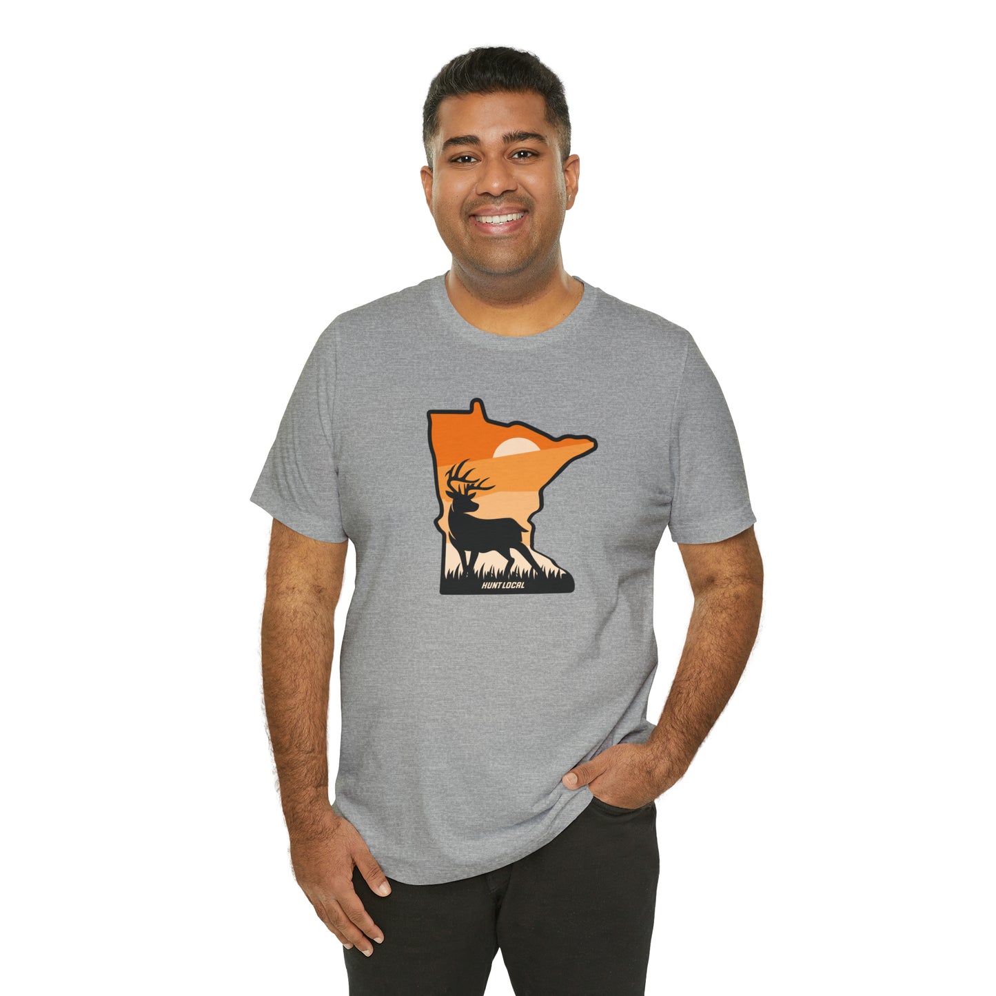 Minnesota - Sunset Buck Front Tee