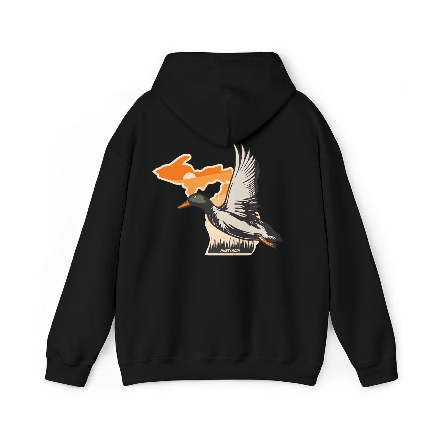 Michigan - Sunset Waterfowl Hoodie (back)