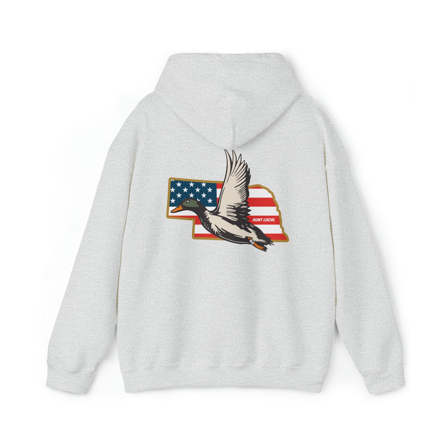 Nebraska - USA Waterfowl Hoodie (back)