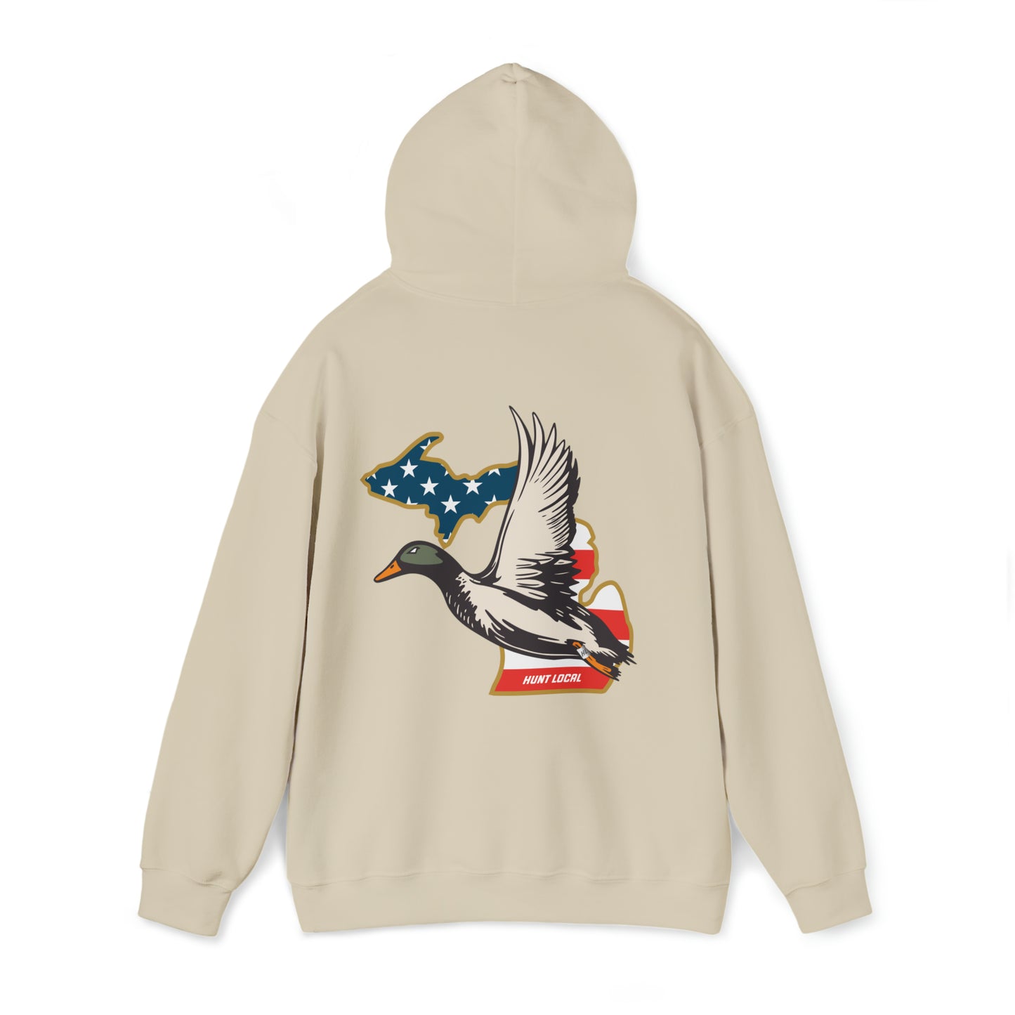 Michigan - USA Waterfowl Hoodie (back)