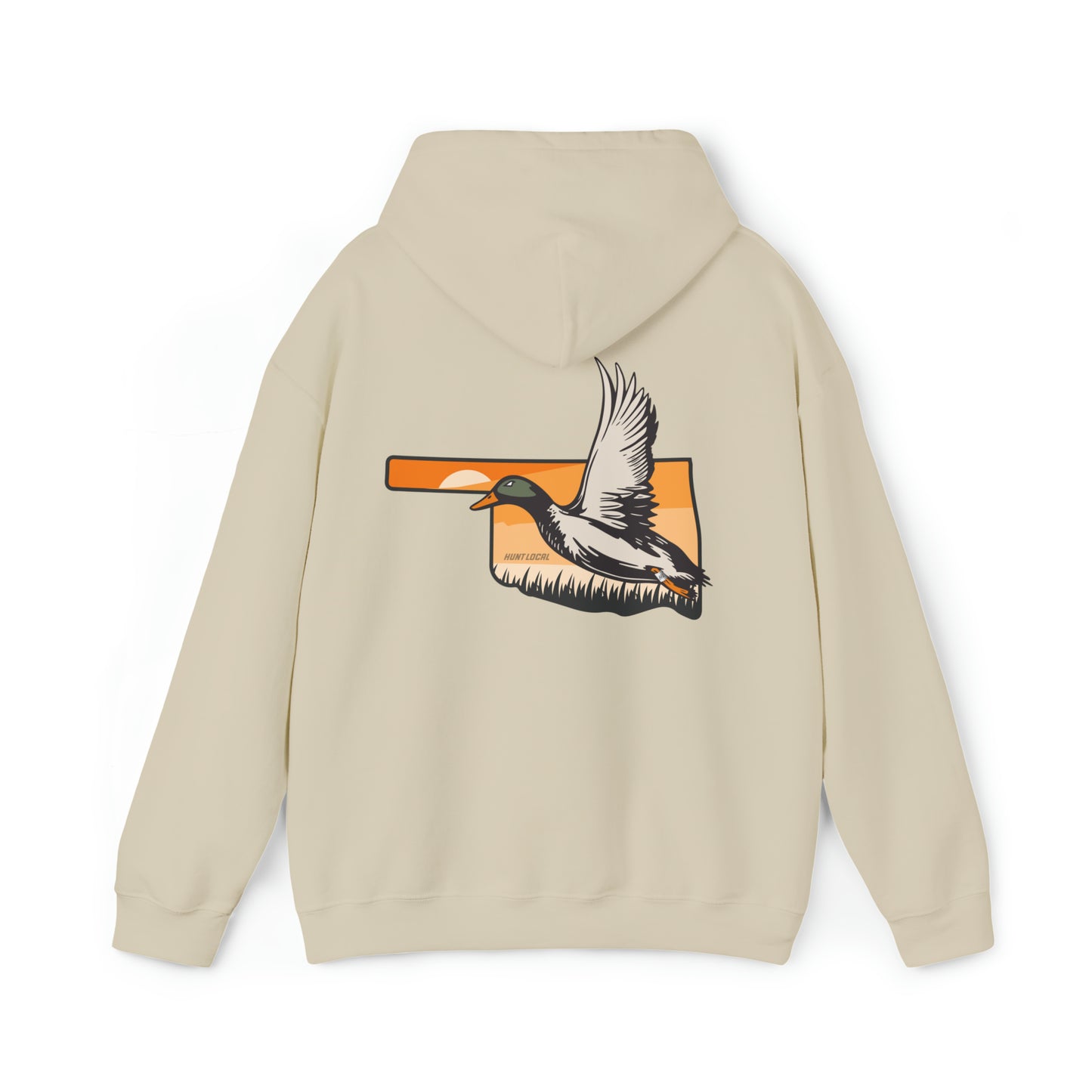 Oklahoma - Sunset Waterfowl Hoodie (back)