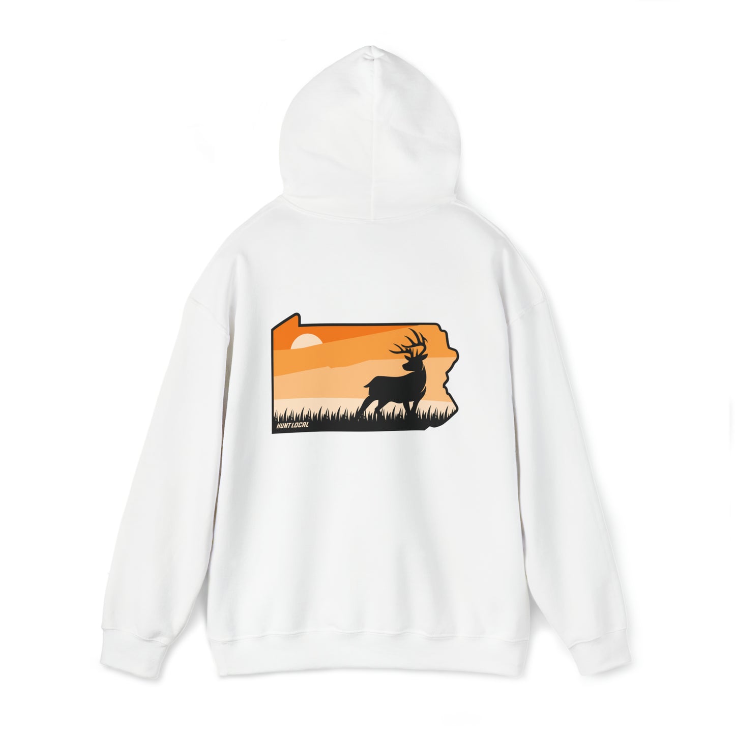 Pennsylvania - Sunset Buck Hoodie (back)