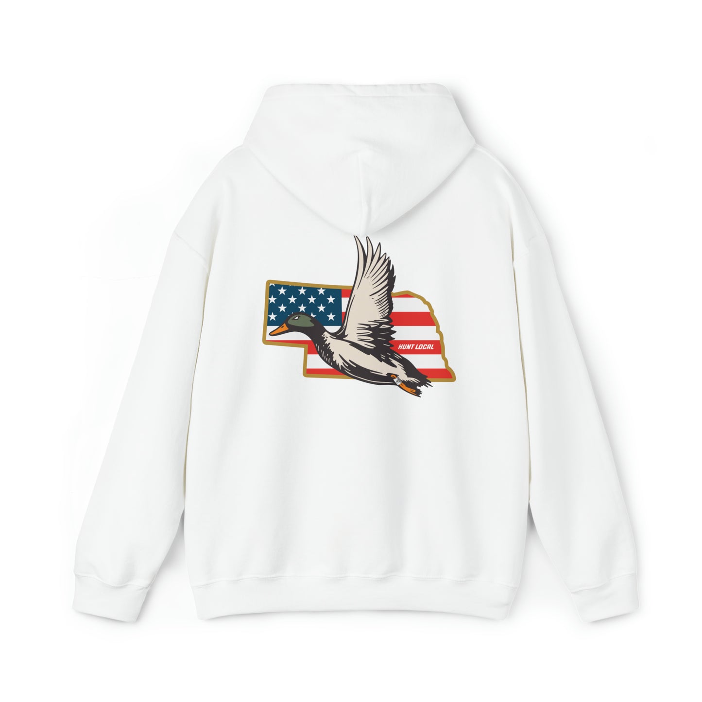 Nebraska - USA Waterfowl Hoodie (back)